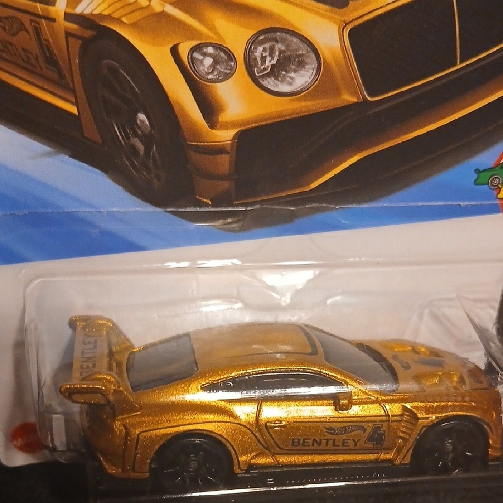 2018 Bentley Continental GT3 Hot Wheels Car - Gold