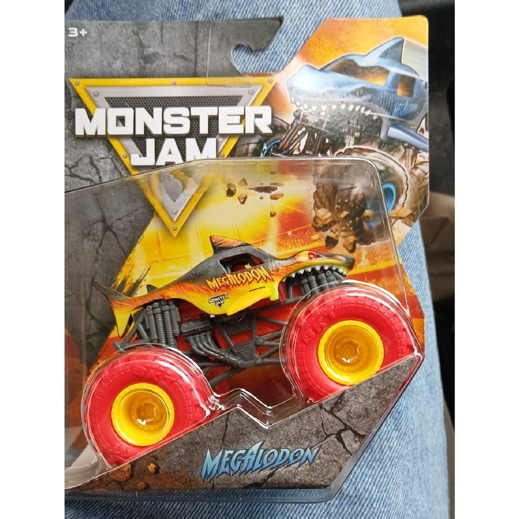 Megalodon Monster Truck Toy - Red & Yellow Series 02