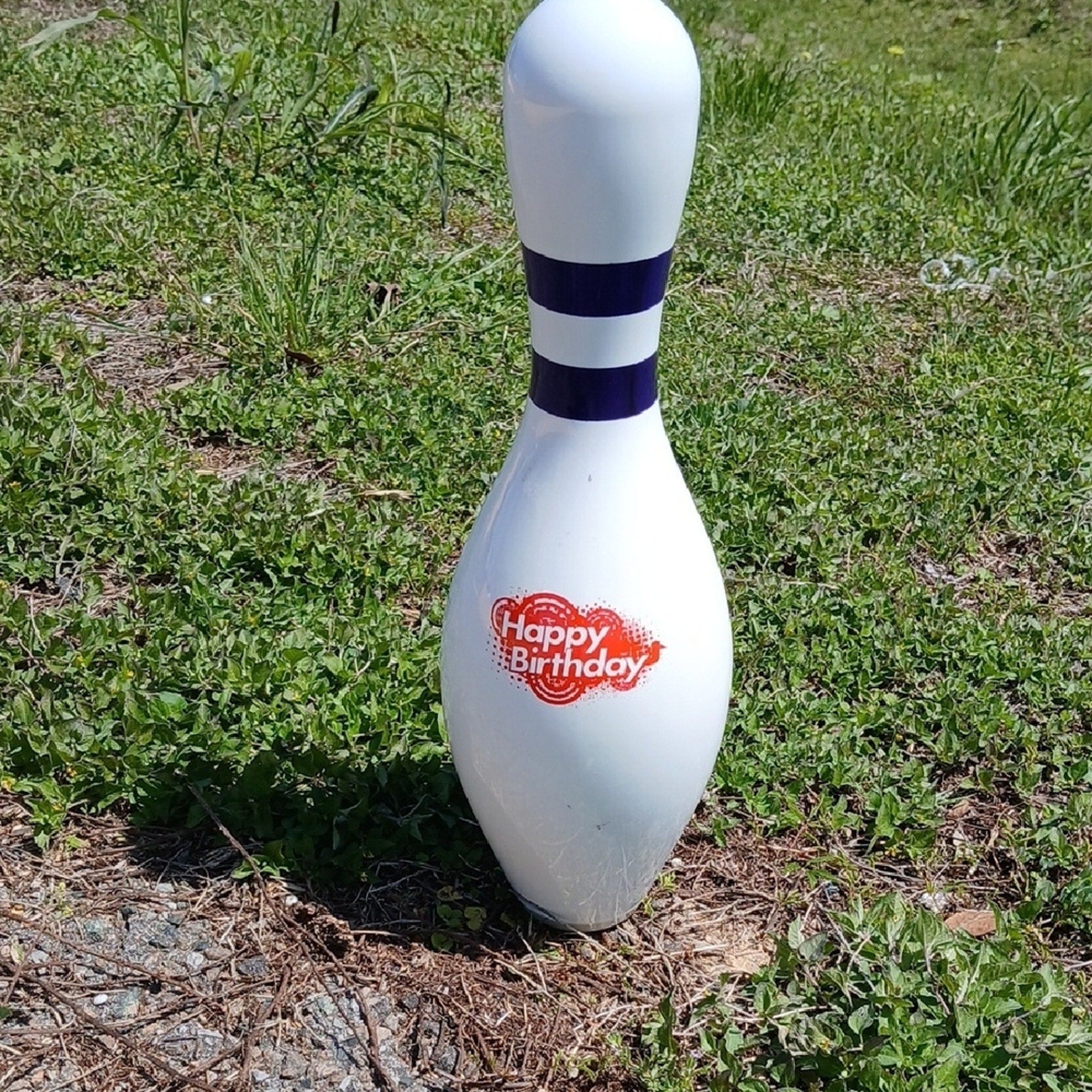 BOWLING PIN. The Real Deal. Appears As New...never Used As Intended.. See Pics