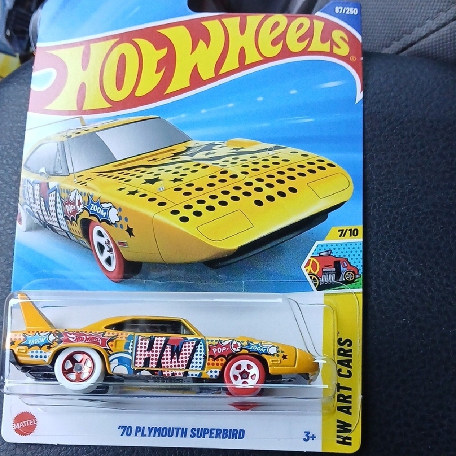 '70 Plymouth Superbird Toy Car - Yellow