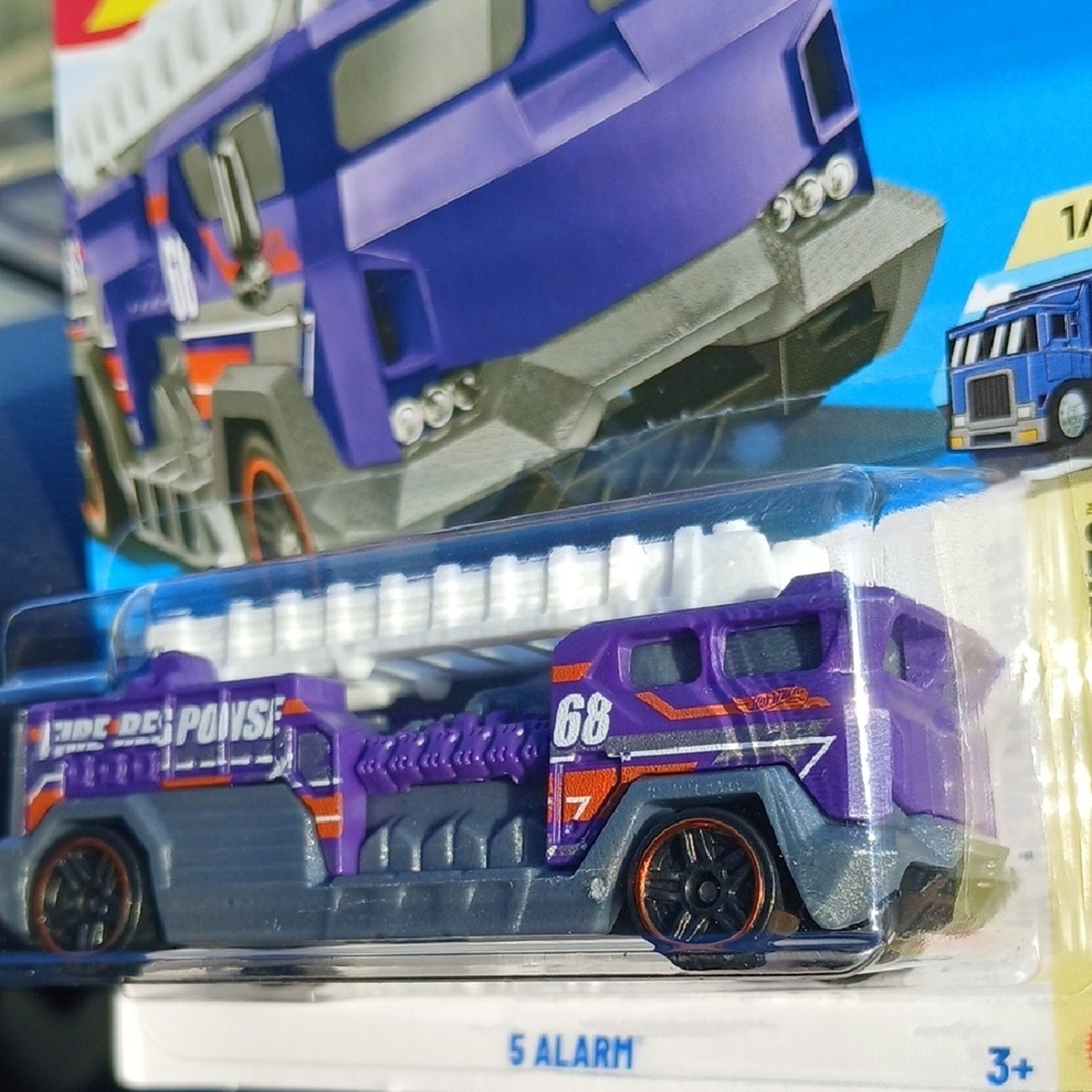 Copied - 5 Alarm Purple Hot Wheels Fire Truck