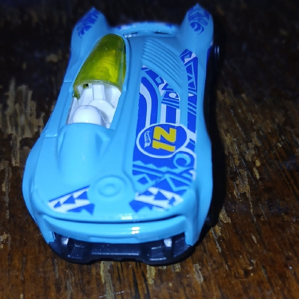 Monoposto By Mattel ....Hot Wheels Blue and Yellow Car 2000 Casting