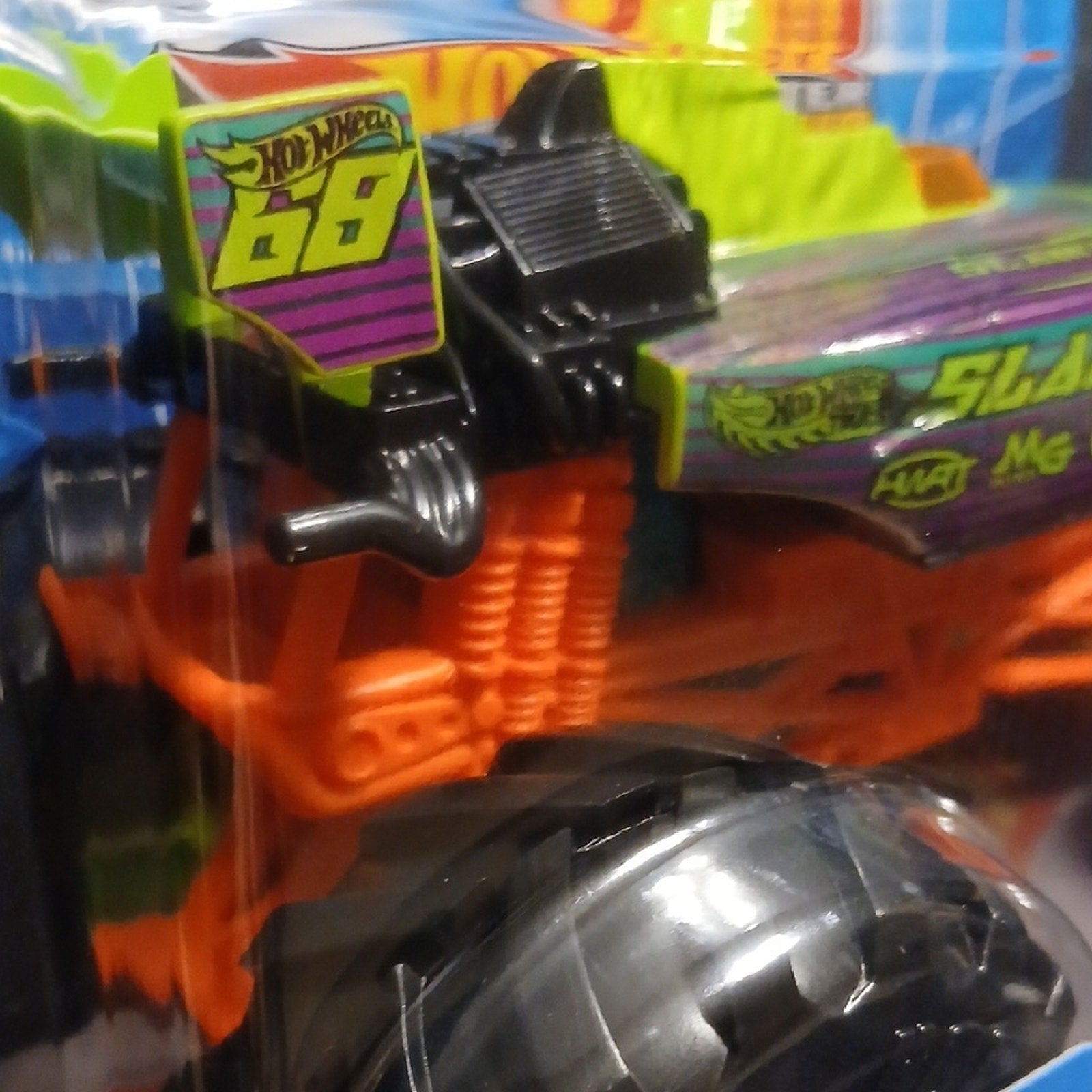 Slam Prix Hot Wheels Oversized Monster Truck - Green and Black