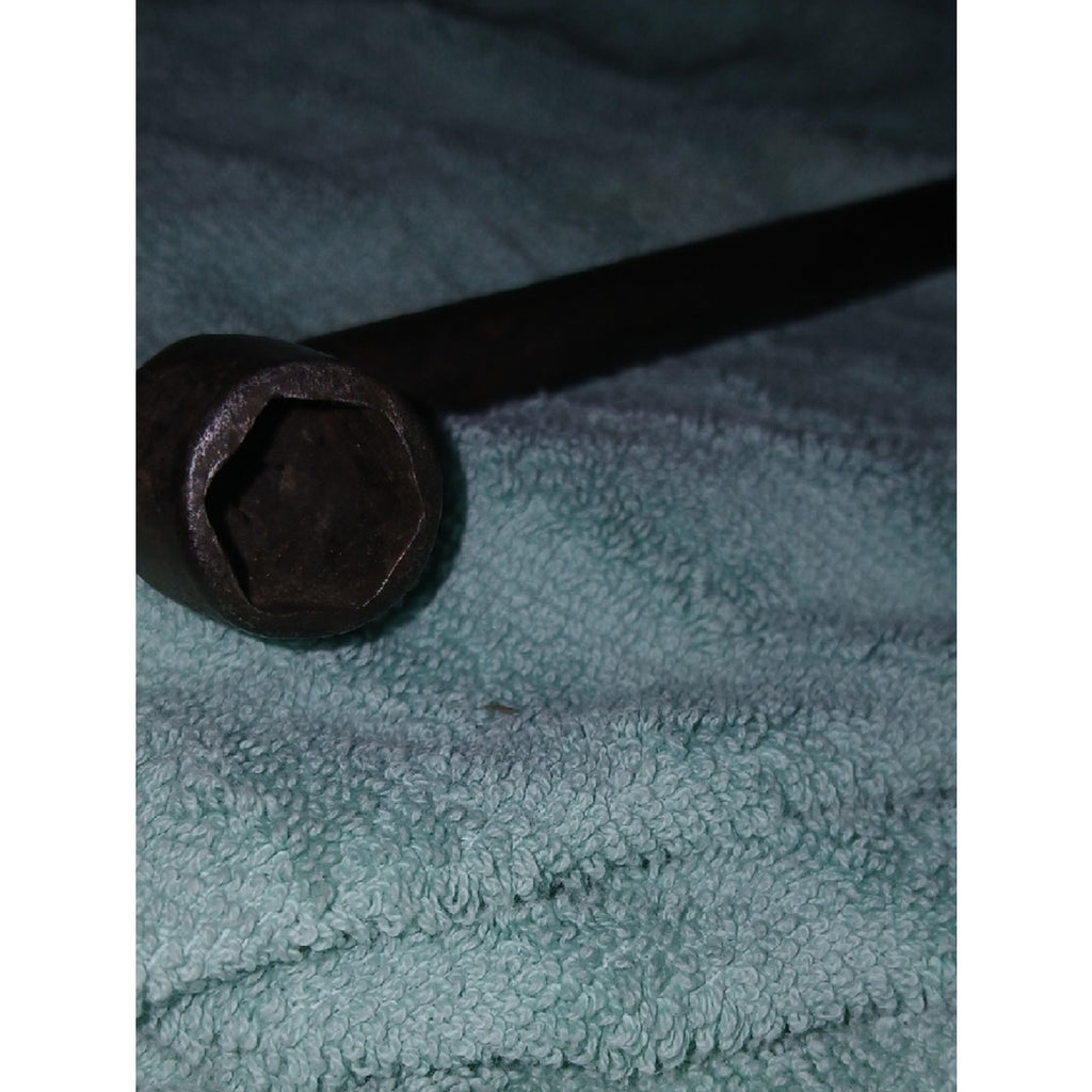 Ford M2  Single Wrench - Dark Brown Metal. For Spark Plugs & Head Bolts