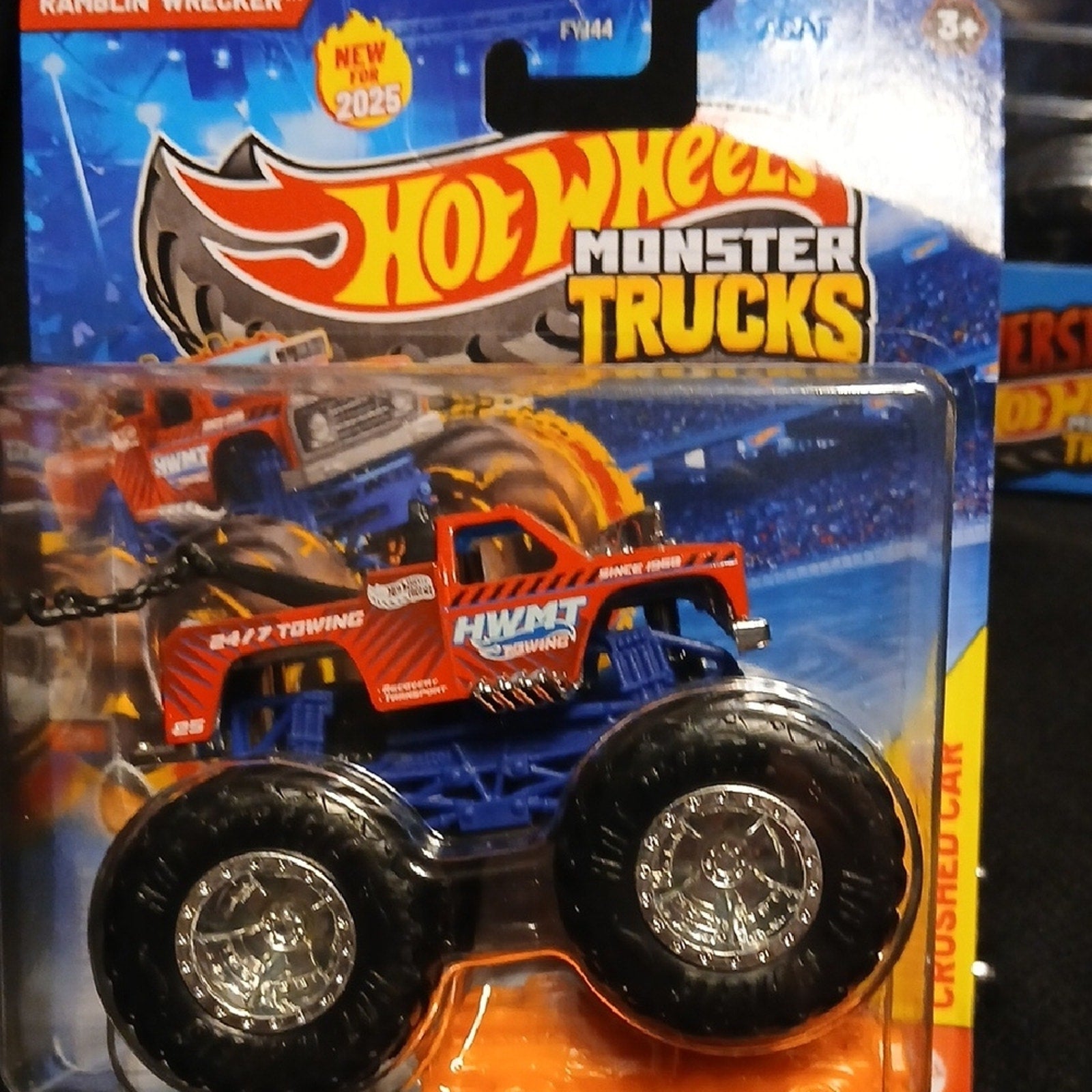 Ramblin Wrecker - Hot Wheels Monster Truck. Red and Blue