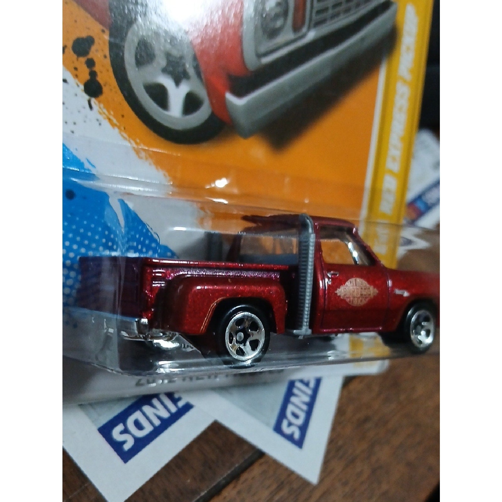 78 DODGE Lil Red Express Pickup Toy Truck - Red HOT WHEELS