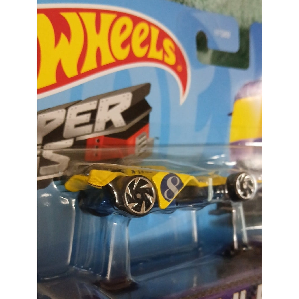 Big Rig Heat Purple Hot Wheels Truck and Jet Race Car