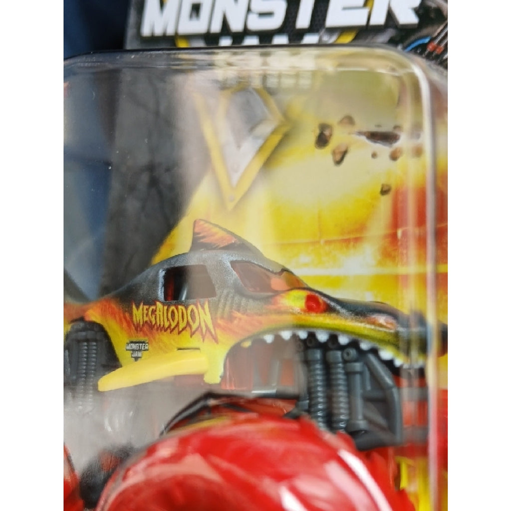 Megalodon Monster Truck Toy - Red & Yellow Series 02