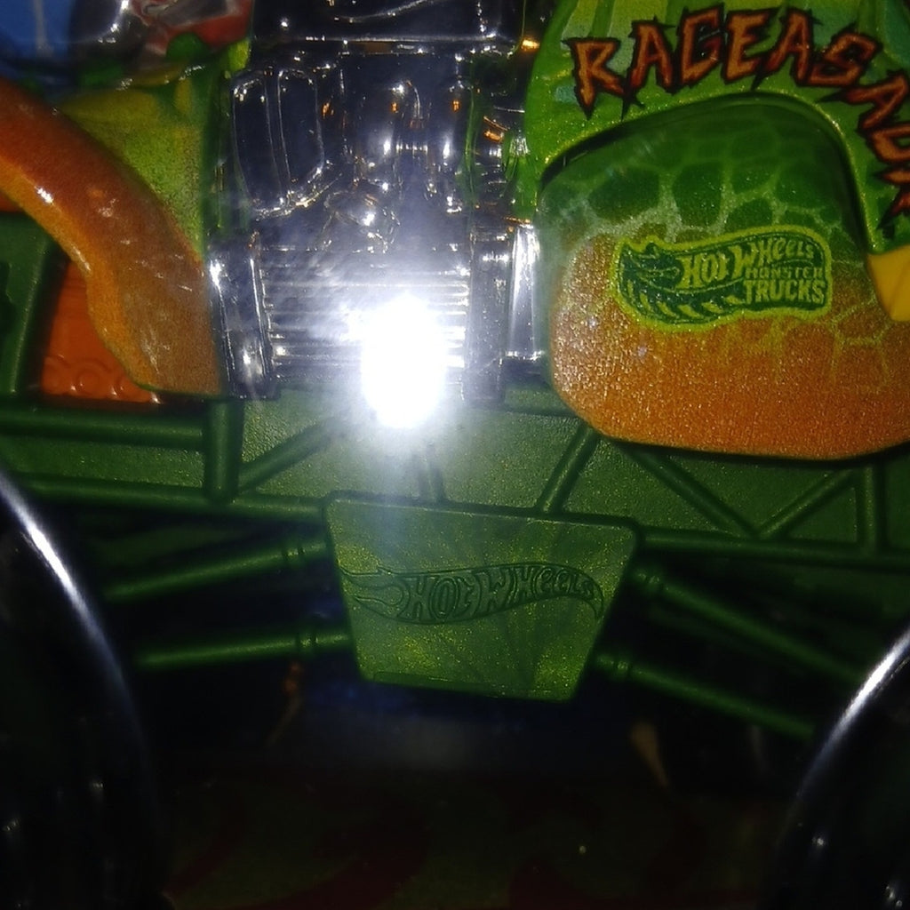 Rageasaur Oversized Hot Wheels Monster Truck - Green and Orange