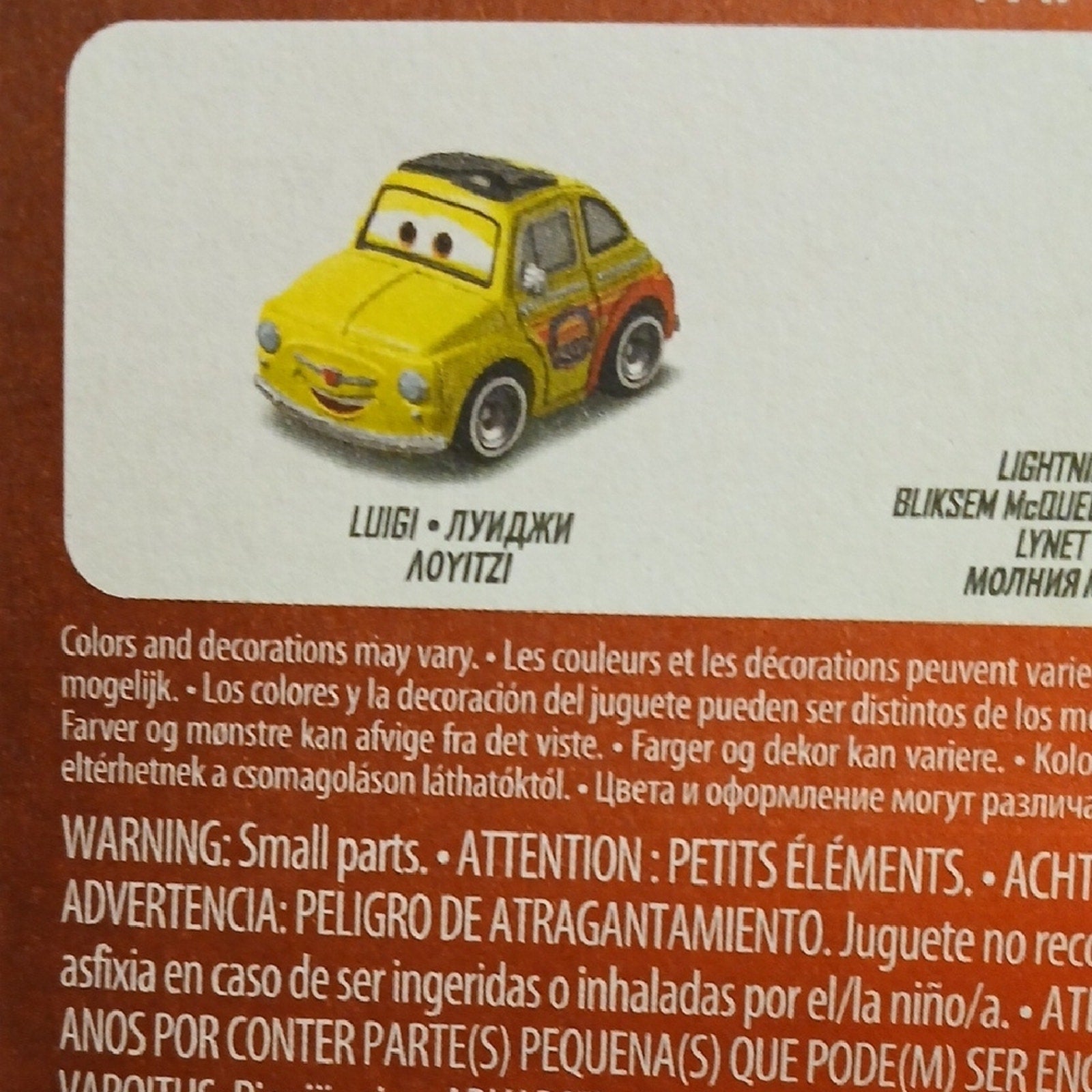 Disney Mini Cars Rescue Squad Vehicle Set - Mater, LUIGI AND LIGHTNING McQueen