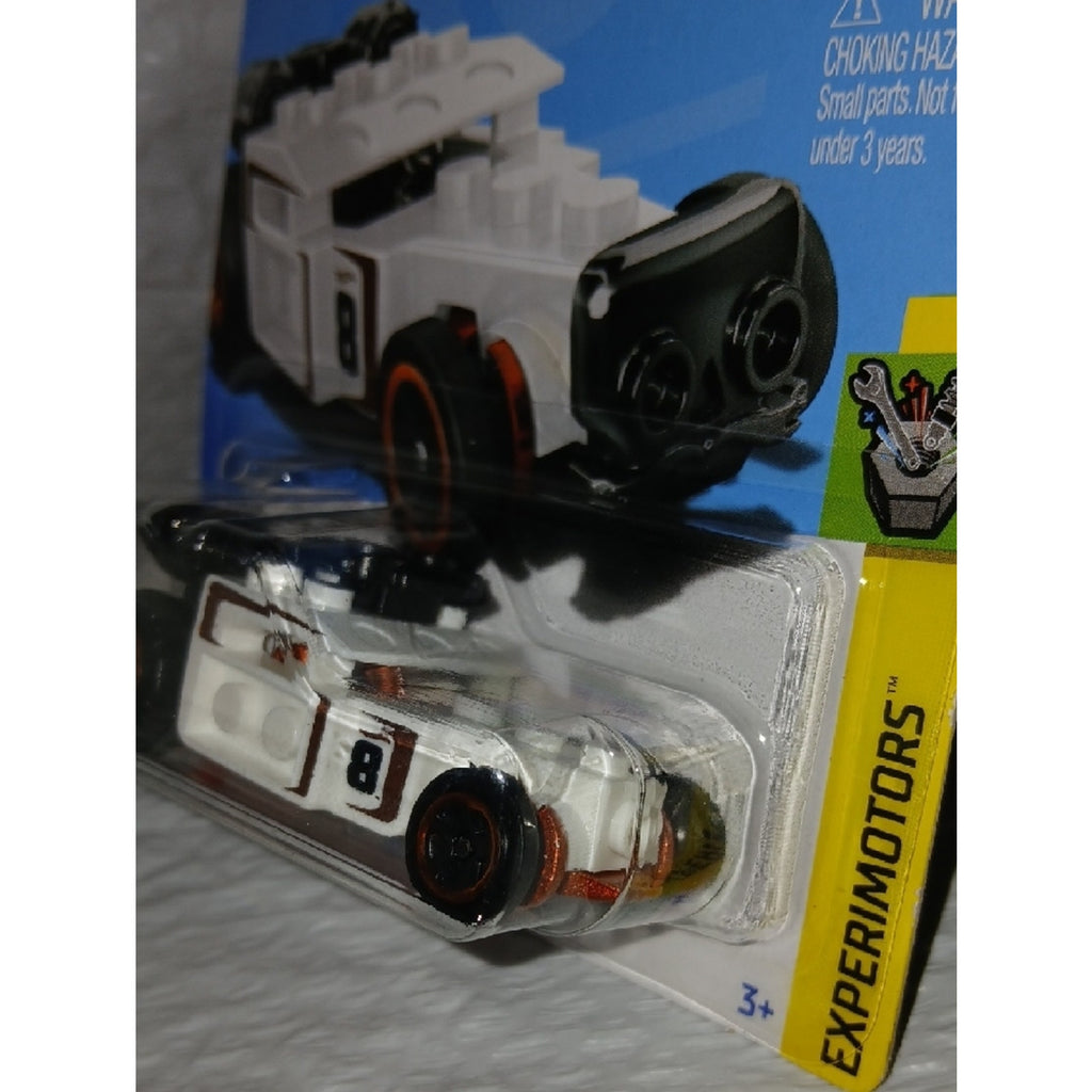 Hot Wheels White Brick and Motor Car With. Special Feature