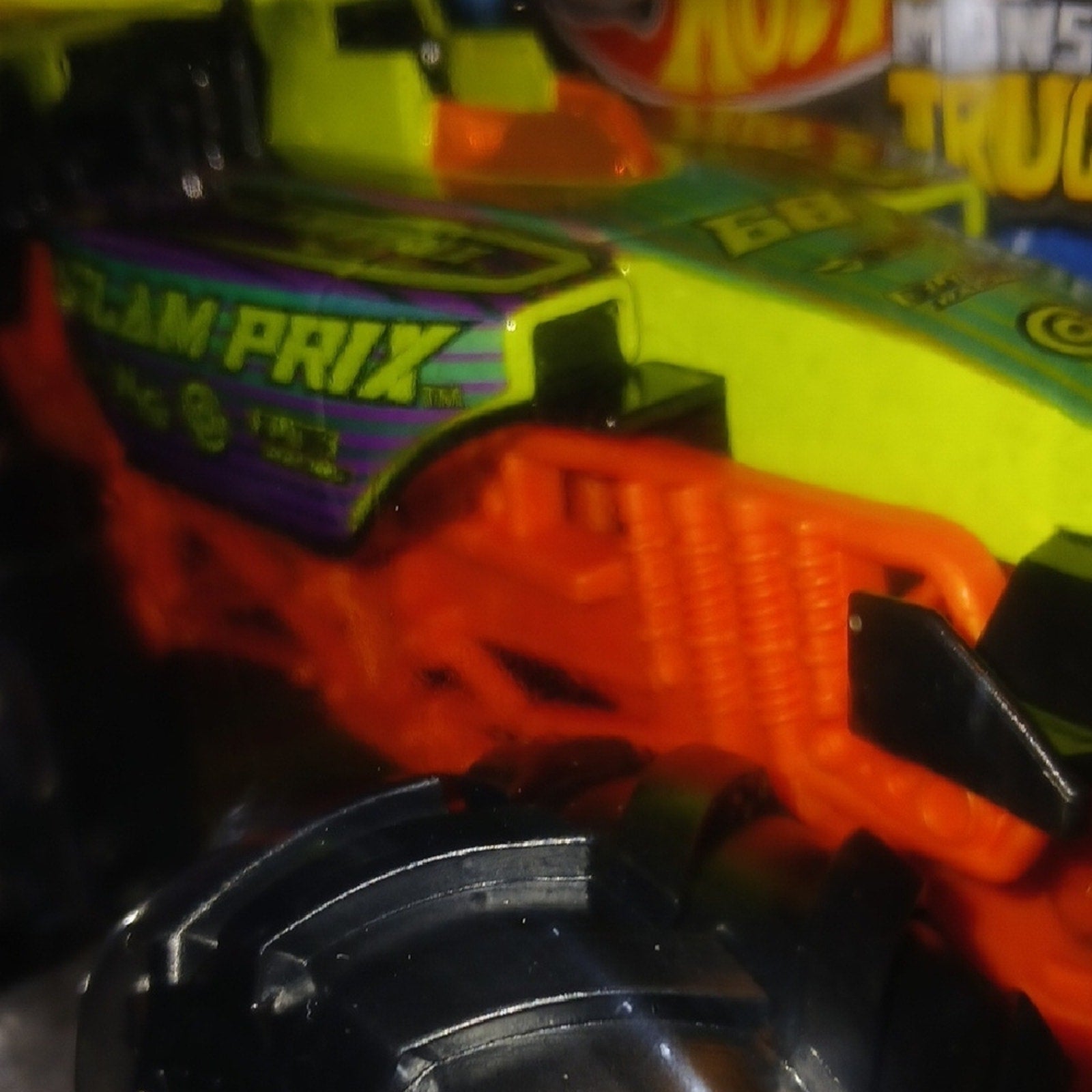 Slam Prix Hot Wheels Oversized Monster Truck - Green and Black
