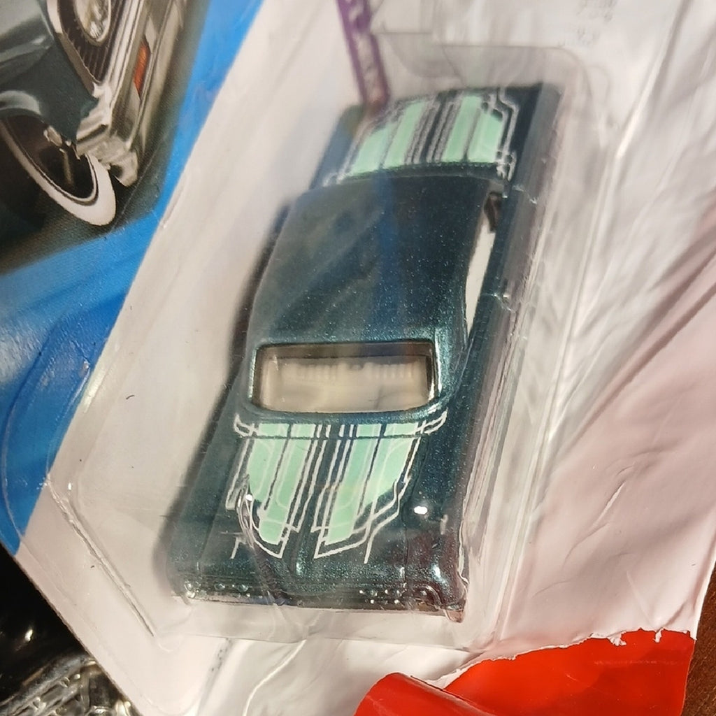 Mattel Blue and Green '64 Impala Die-Cast Car