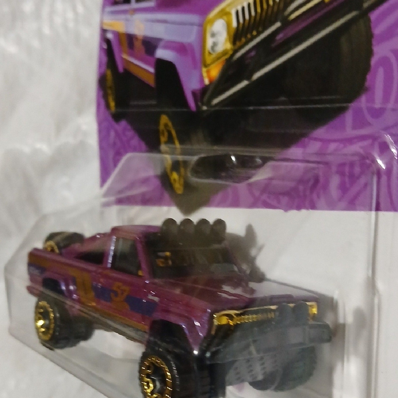 Purple and Gold Jeep J10 Truck ...57th Anniversary Of Hot Wheels