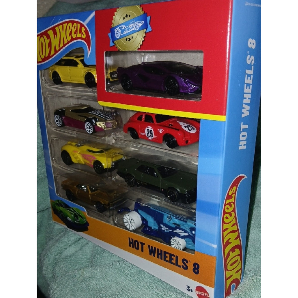 Hot Wheels 8-Car Pack - Die-Cast Vehicles> Nissan RS Turbo And 67 Camaro Dream