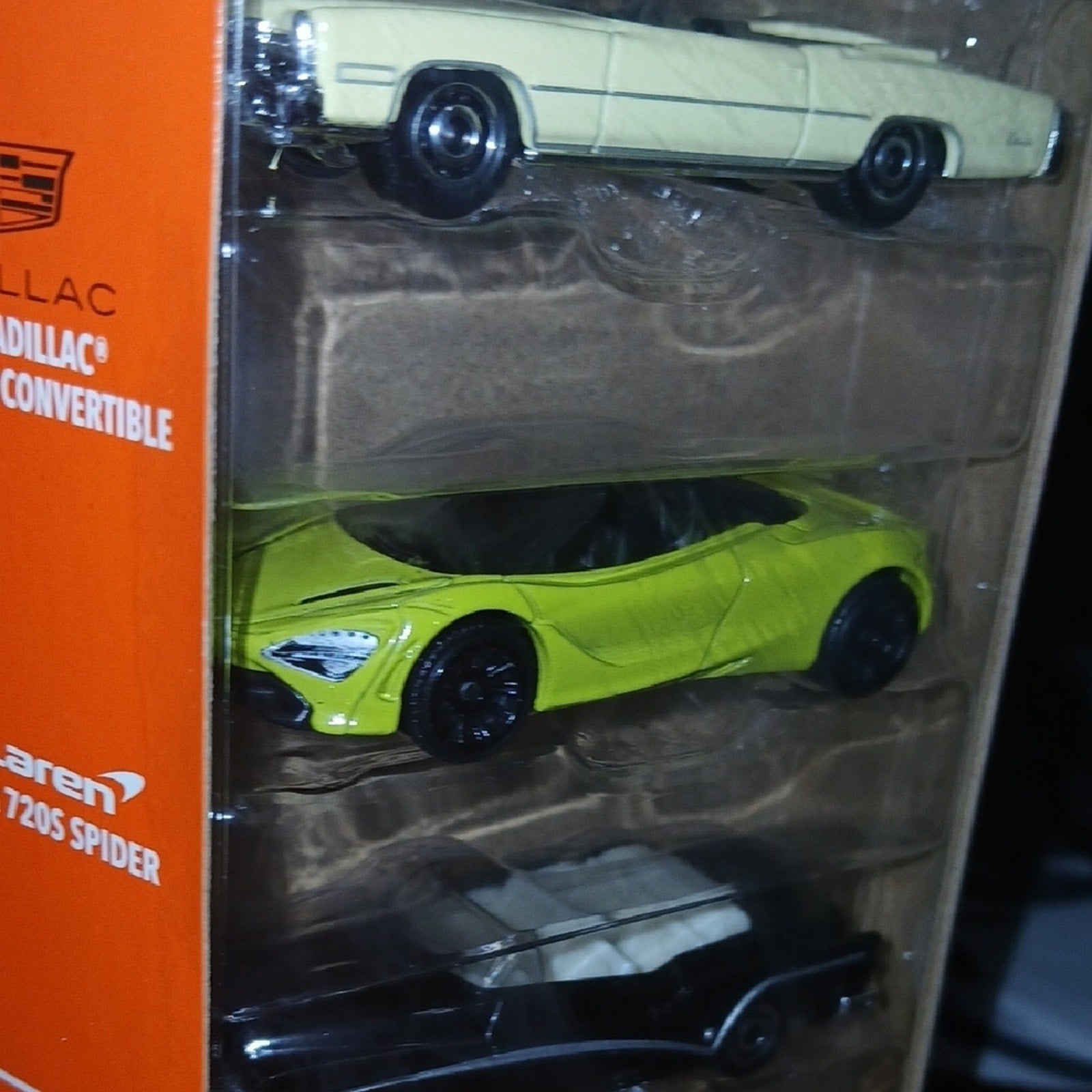 Match MBX Convertible Cruisers Toy Car Set - Green, Black, Cream, Red