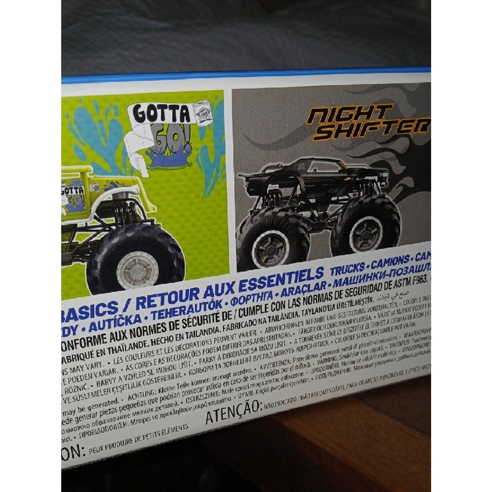 Monster Trucks Back To Basics 4-Pack –  Hot Wheels Trucks