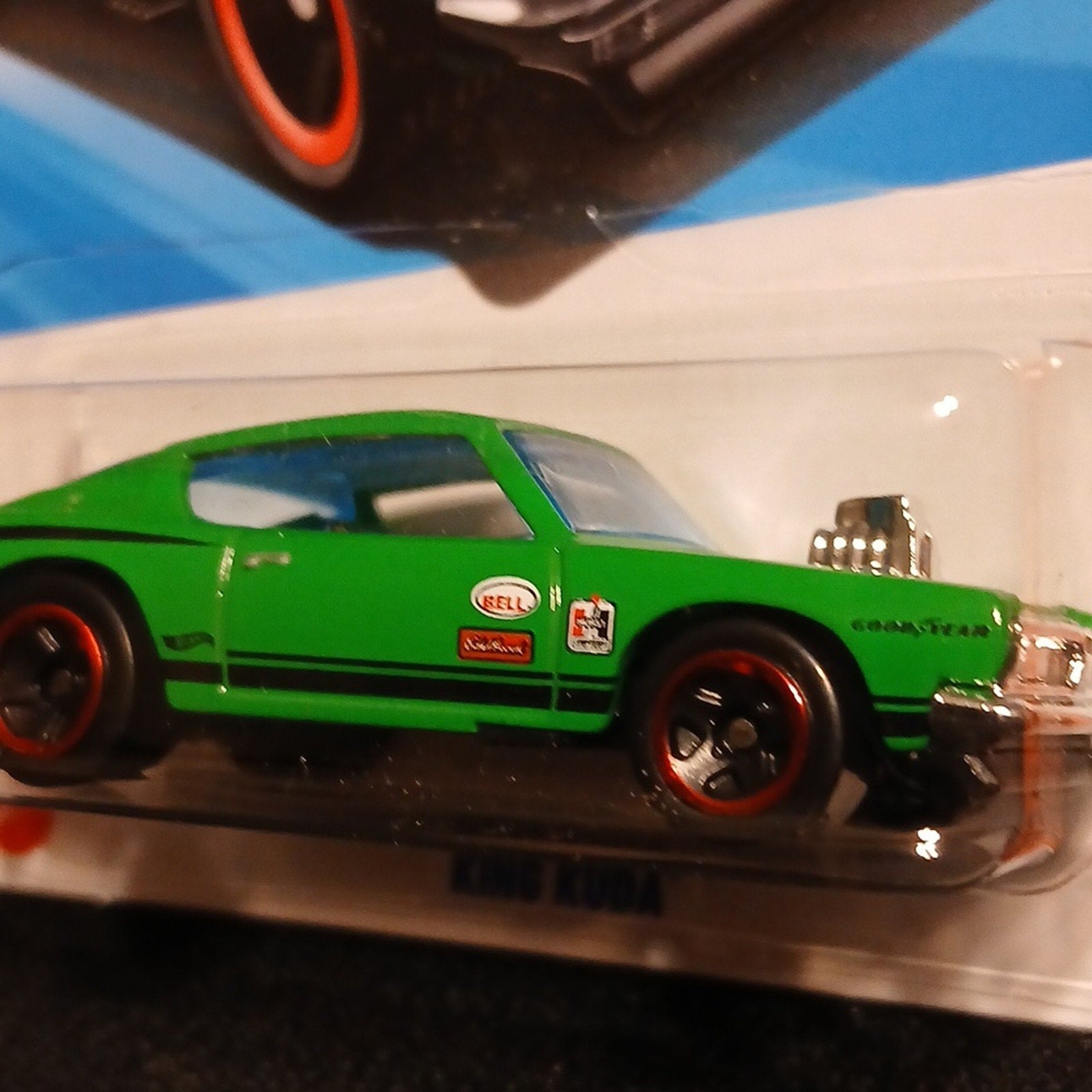 Hot Wheels Muscle Mania King Kuda Green Toy Car