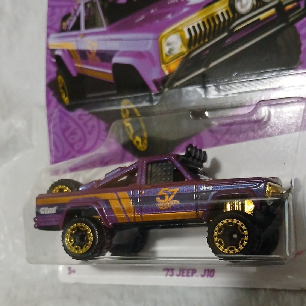 Purple and Gold Jeep J10 Truck ...57th Anniversary Of Hot Wheels