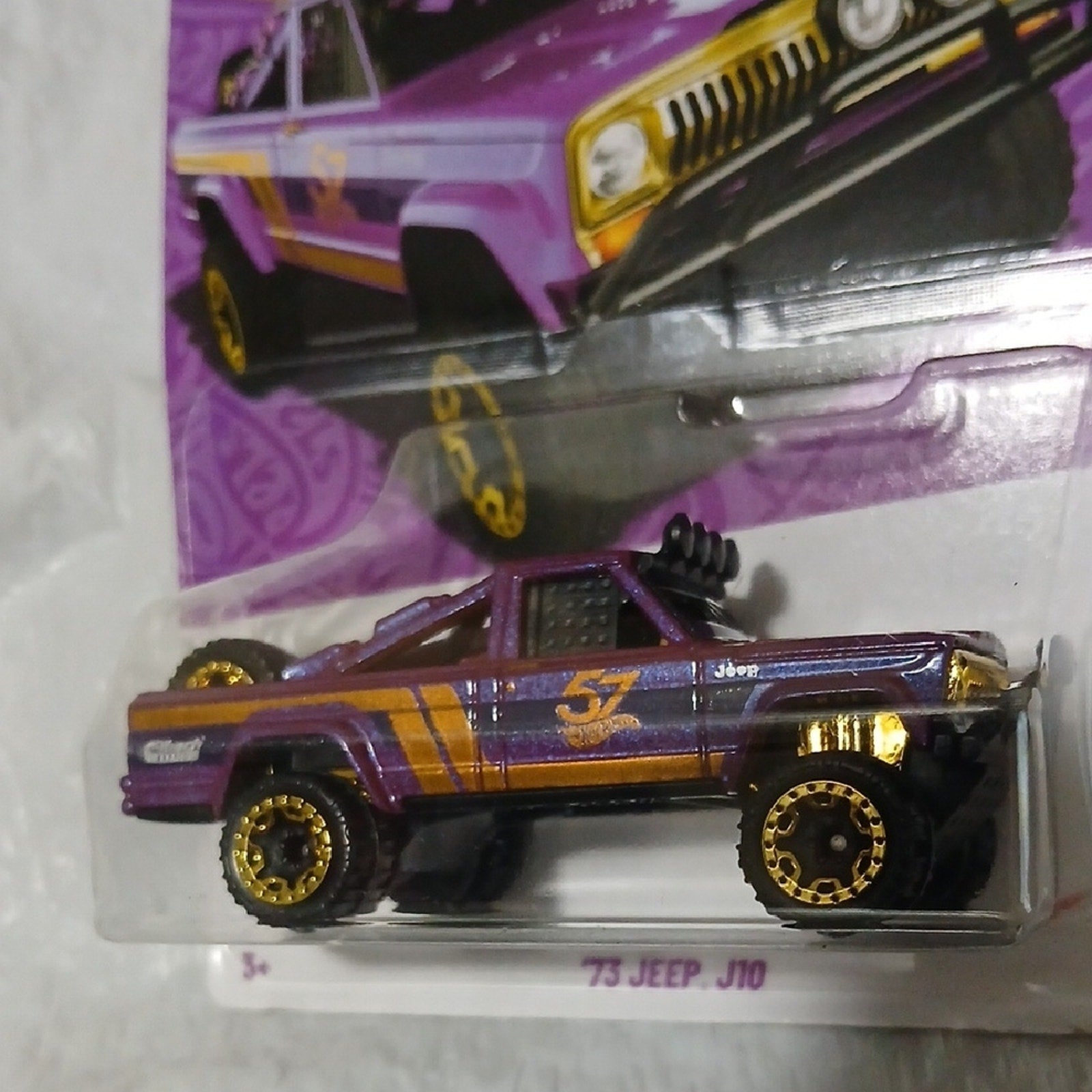 Purple and Gold Jeep J10 Truck ...57th Anniversary Of Hot Wheels