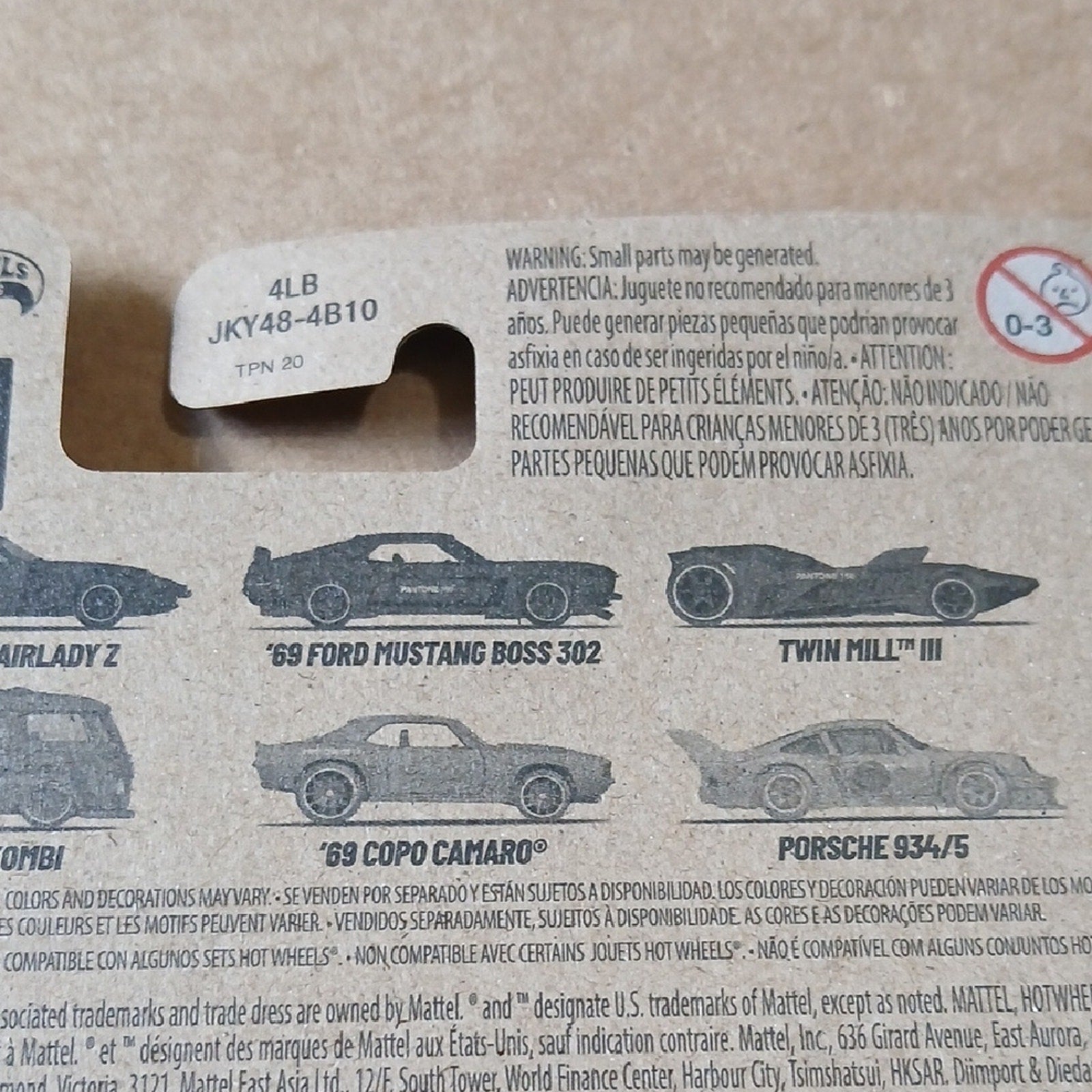 '69 Ford Mustang Boss 302 - Pantone 195 Red Hot Wheels Silver Series