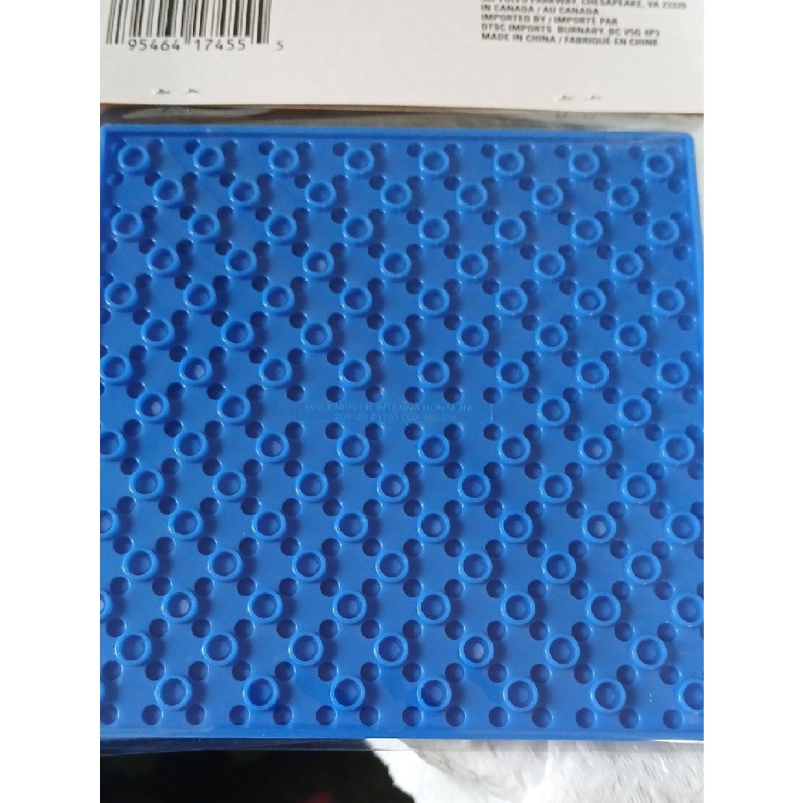 Make-It Blocks Base Plate - Bright Blue 5x5. Fits All Leading Brands