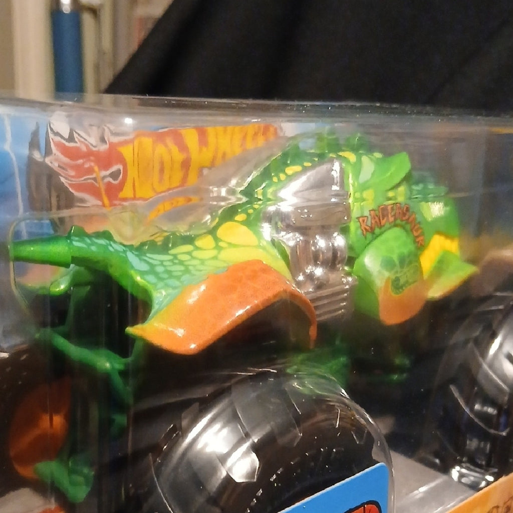 Rageasaur Oversized Hot Wheels Monster Truck - Green and Orange