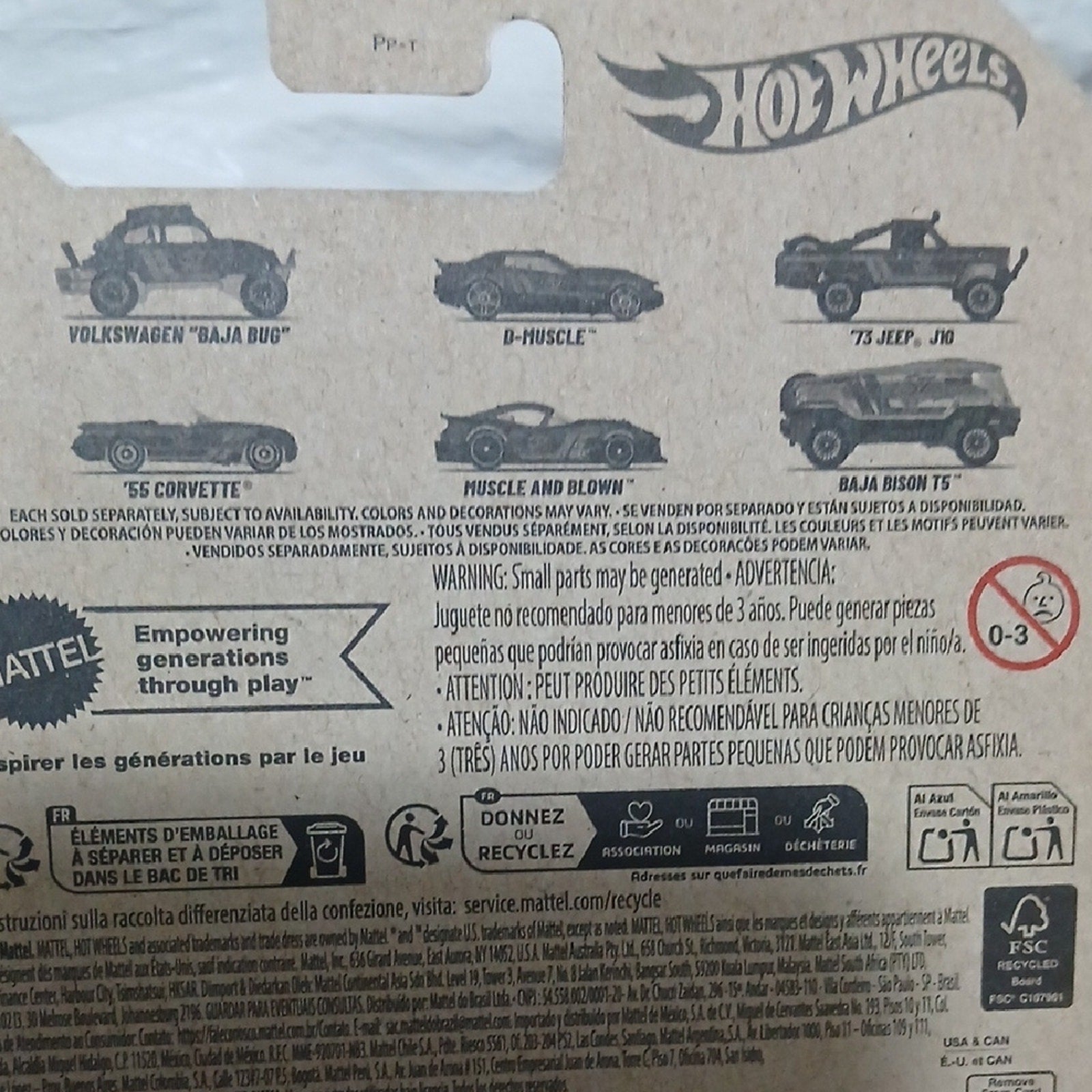 Baja Bug Hot Wheels 57th Anniversary Car - Purple and Gold