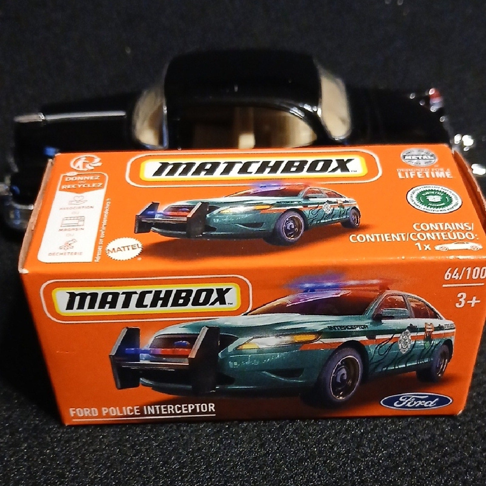 Matchbox Ford Police Interceptor Die-Cast Model