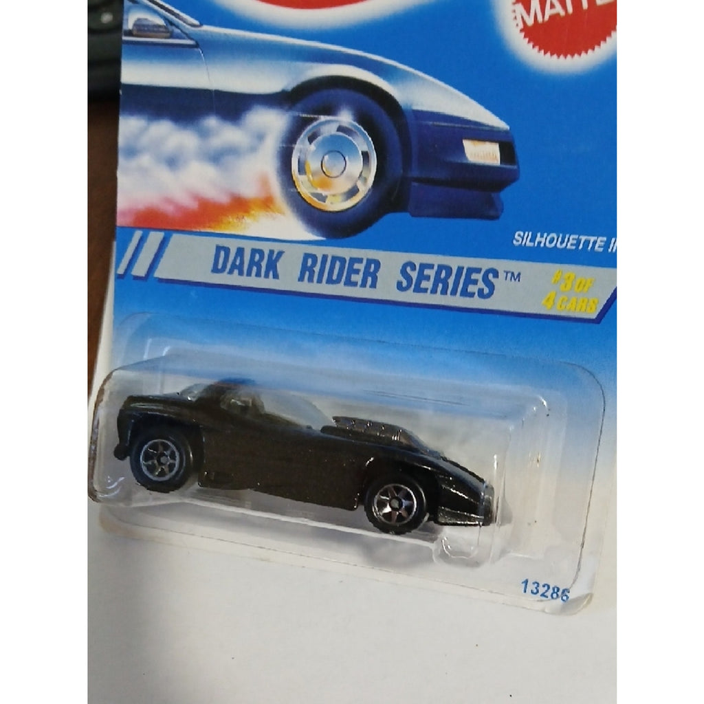 Hot Wheels Mattel Dark Rider Series Black Silhouette II Toy Car Vtg  1994