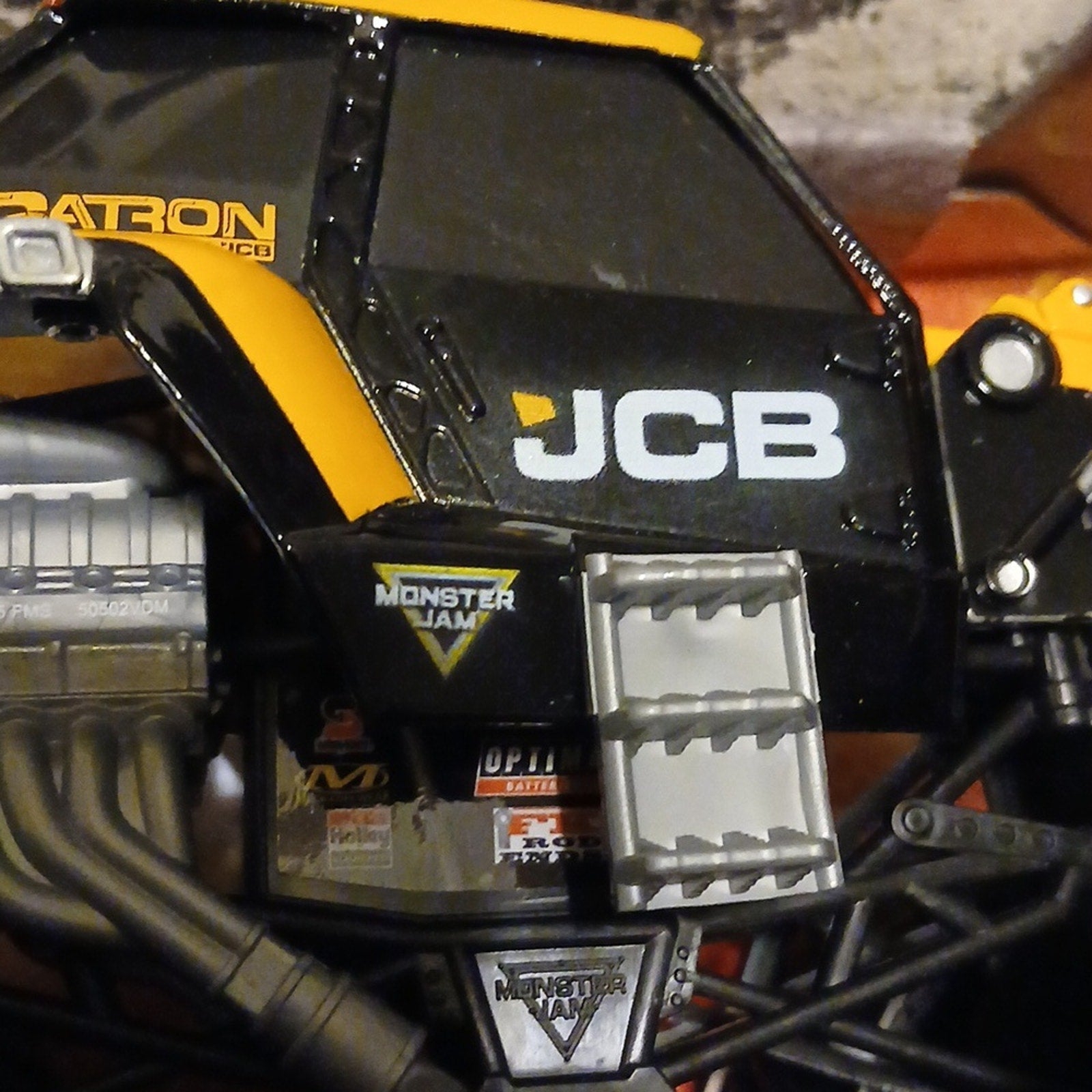 Monster Jam Digatron Toy Truck - Black and Yellow