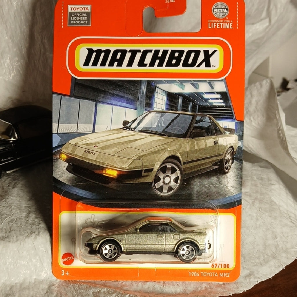 Matchbox 1984 Toyota MR2 Toy Car in Metallic Green