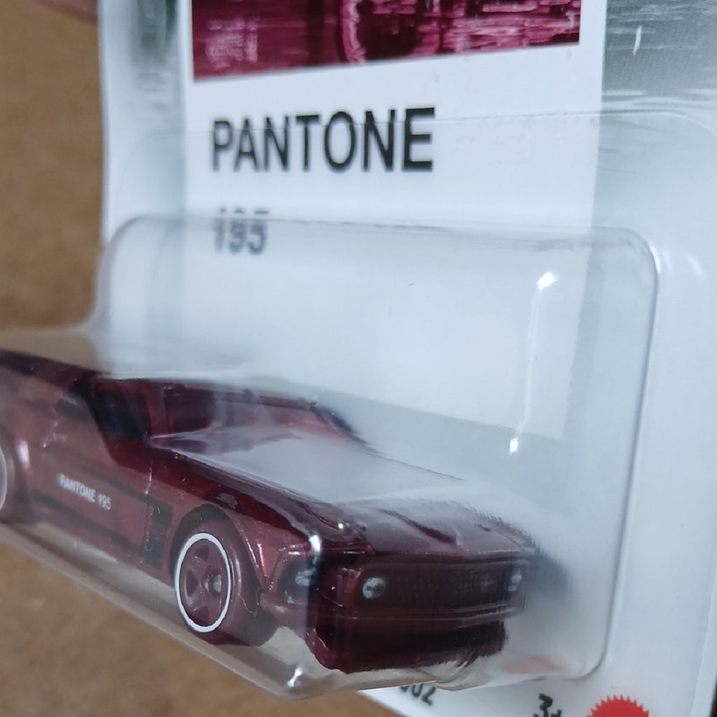'69 Ford Mustang Boss 302 - Pantone 195 Red Hot Wheels Silver Series