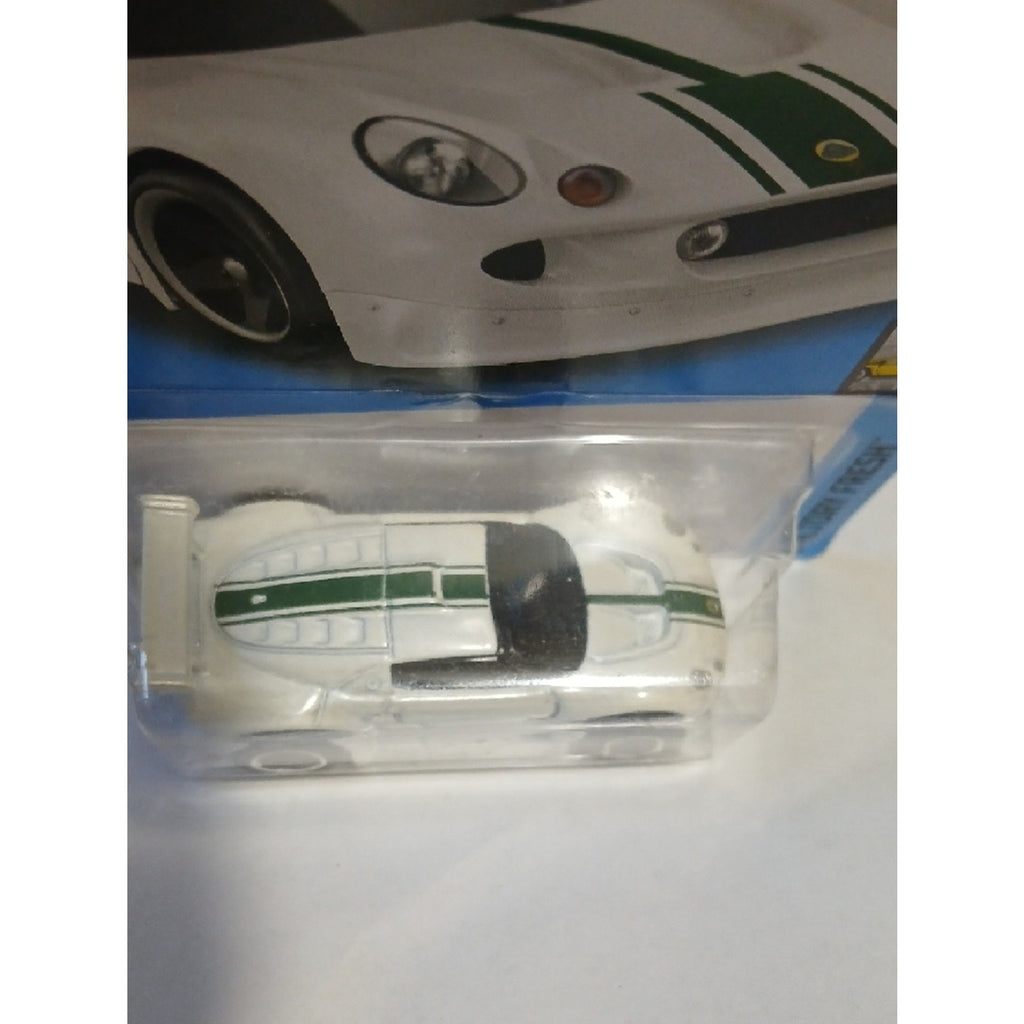 Hot Wheels Lotus Sport Elise  2021 Hot Wheels-  White with Green Stripe