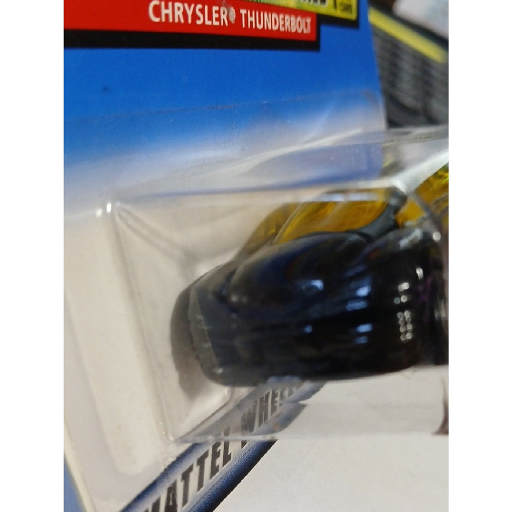 Hot Wheels Chrysler Thunderbolt  - Black & Yellow Vtg 1999