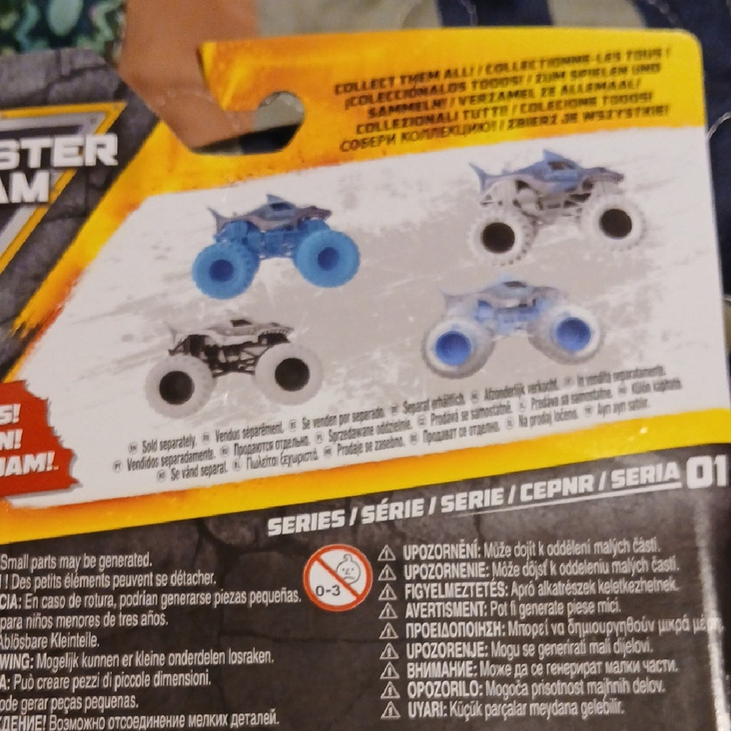 Monster Jam Megalodon GRAY/ White Monster Truck