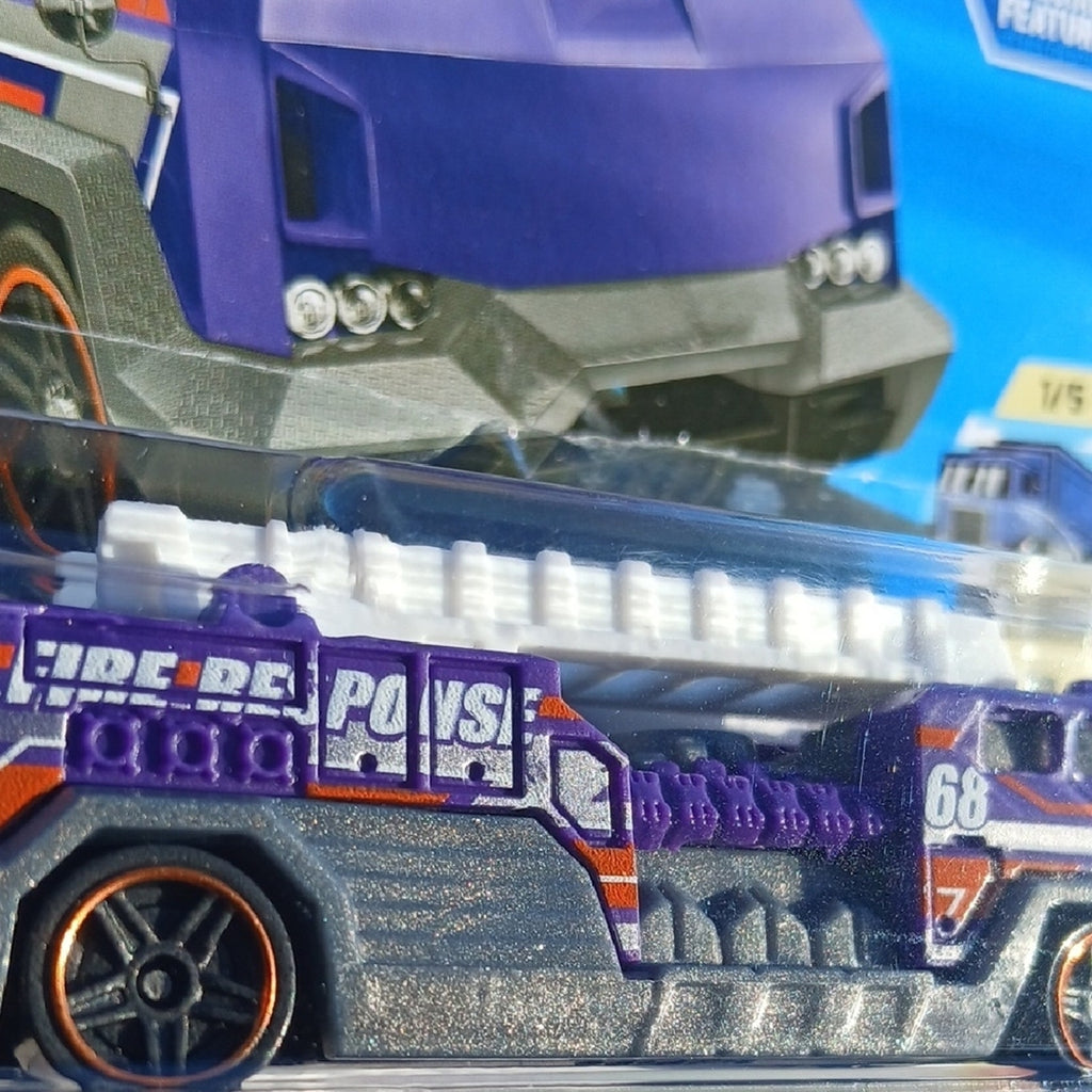 Copied - 5 Alarm Purple Hot Wheels Fire Truck