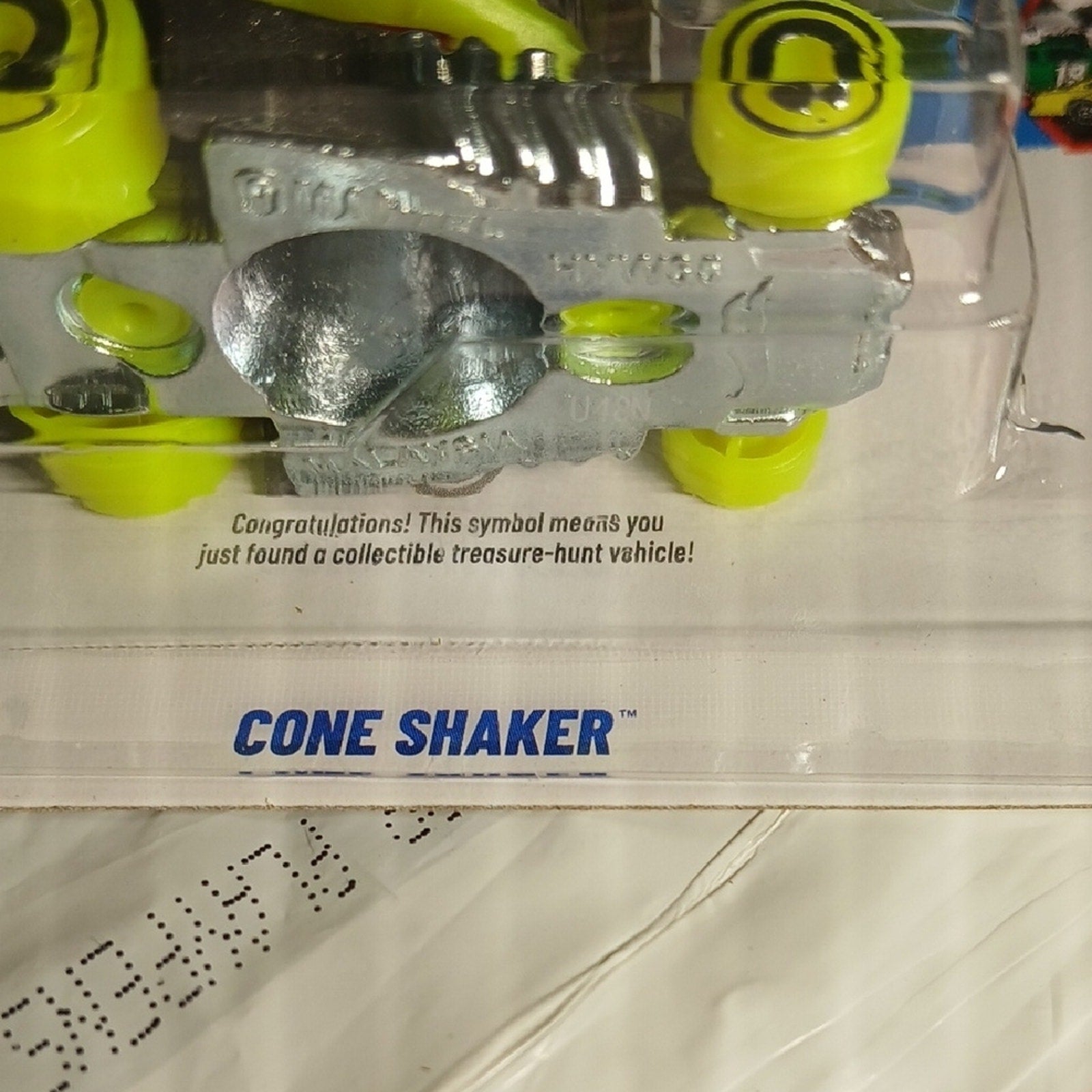 Hot Wheels Cone Shaker Toy Car - Neon Green and Red