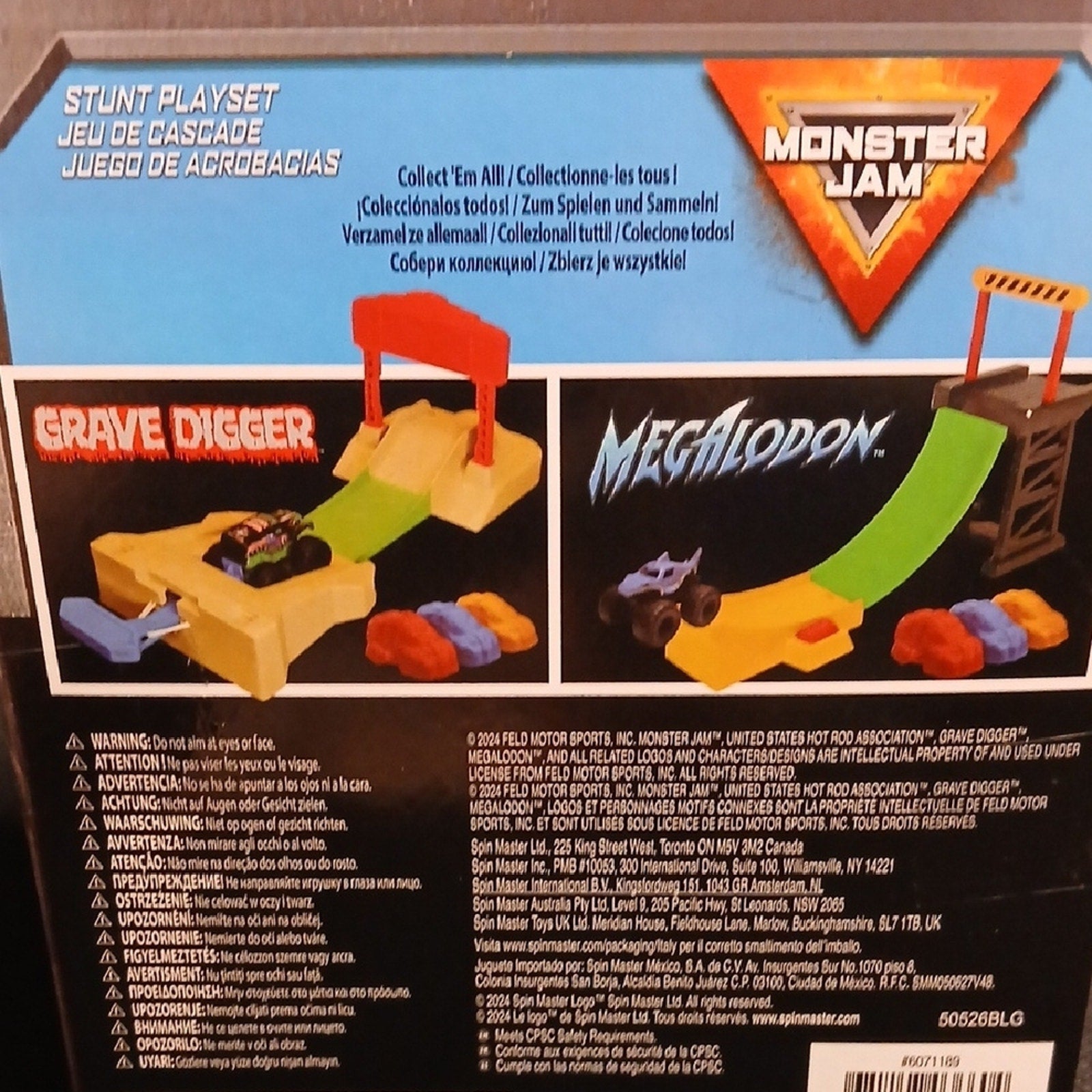 Grave Digger 1/72 Stunt Playset - Monster Jam