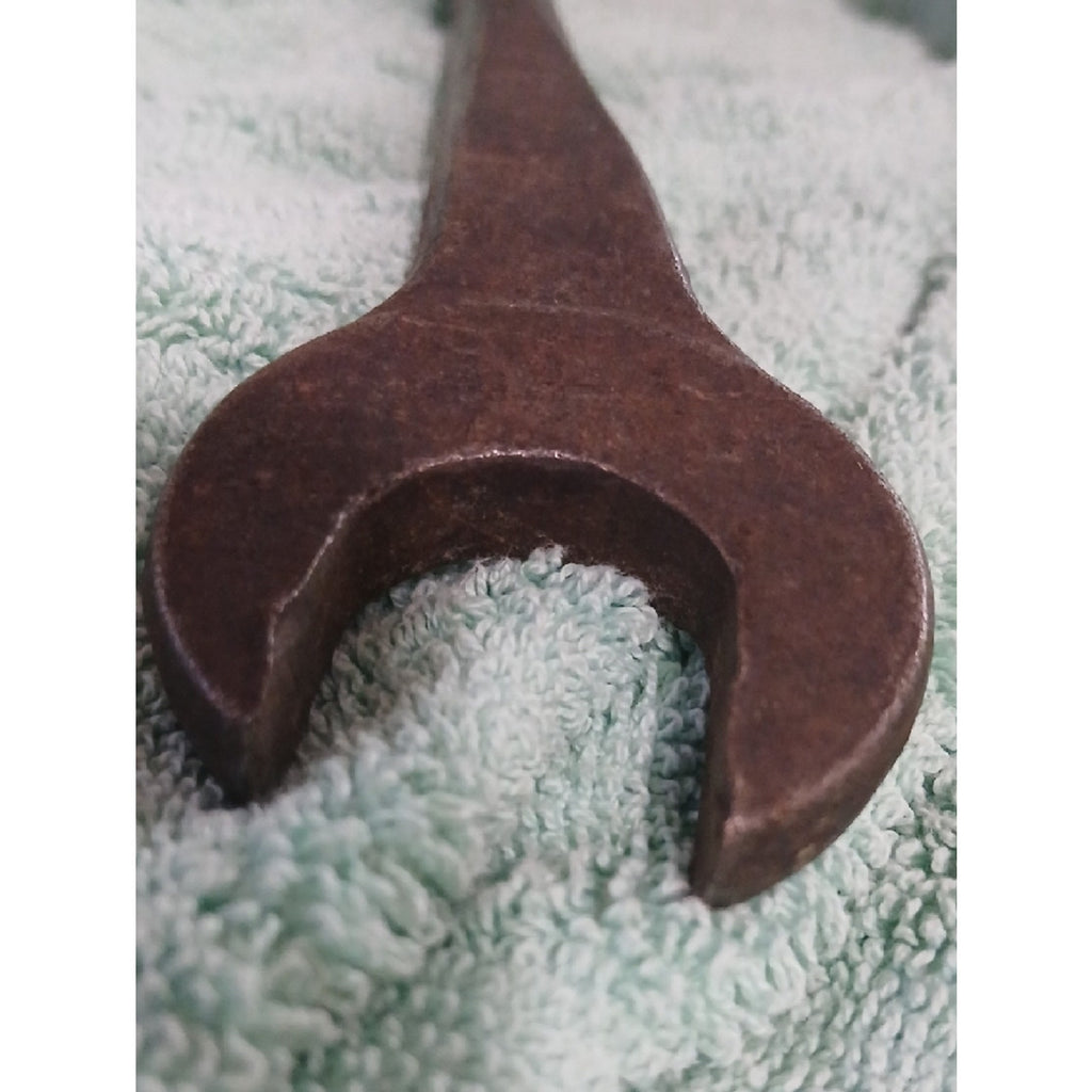 Ford M2  Single Wrench - Dark Brown Metal. For Spark Plugs & Head Bolts