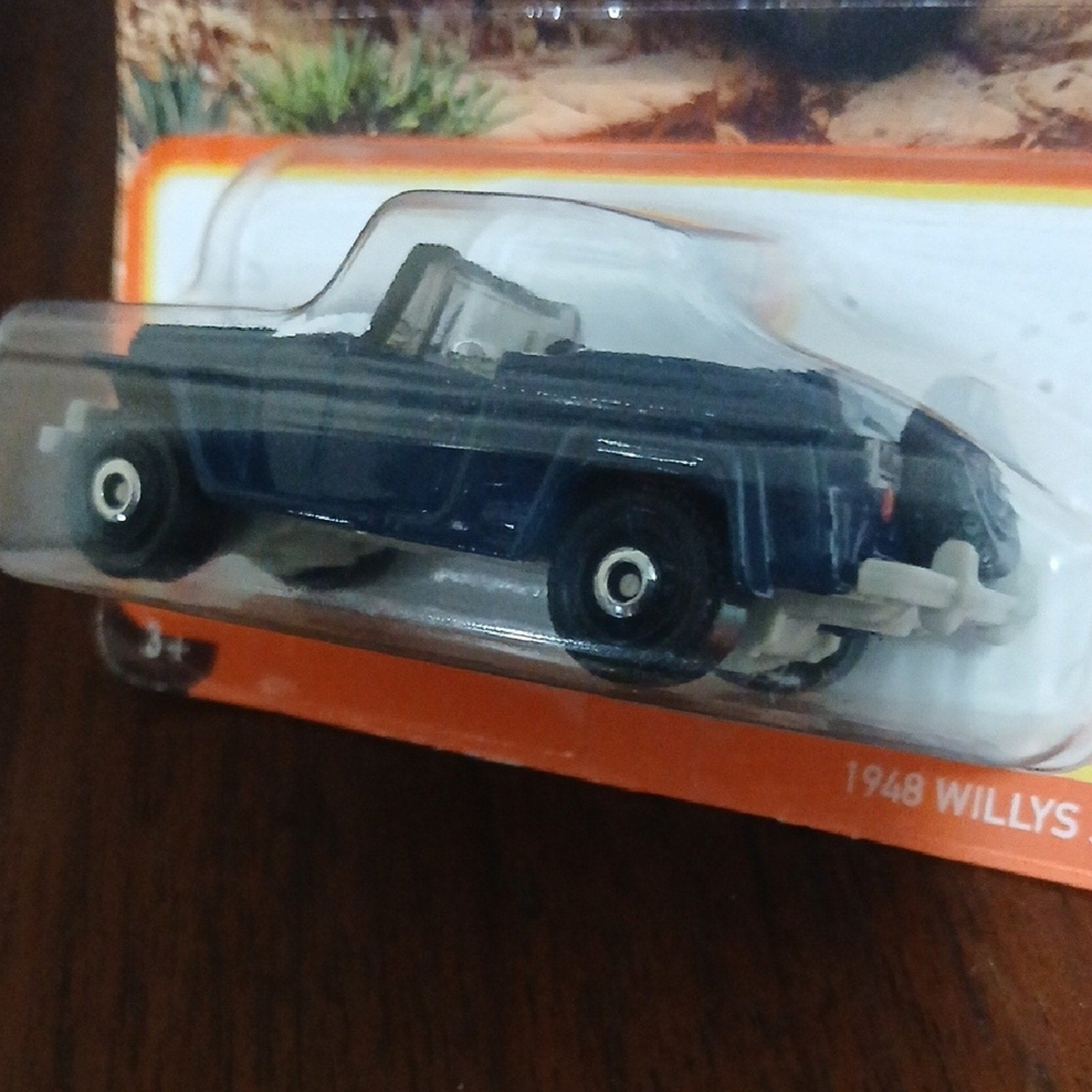Vintage Blue 1948 Willys Jeepster Toy Car