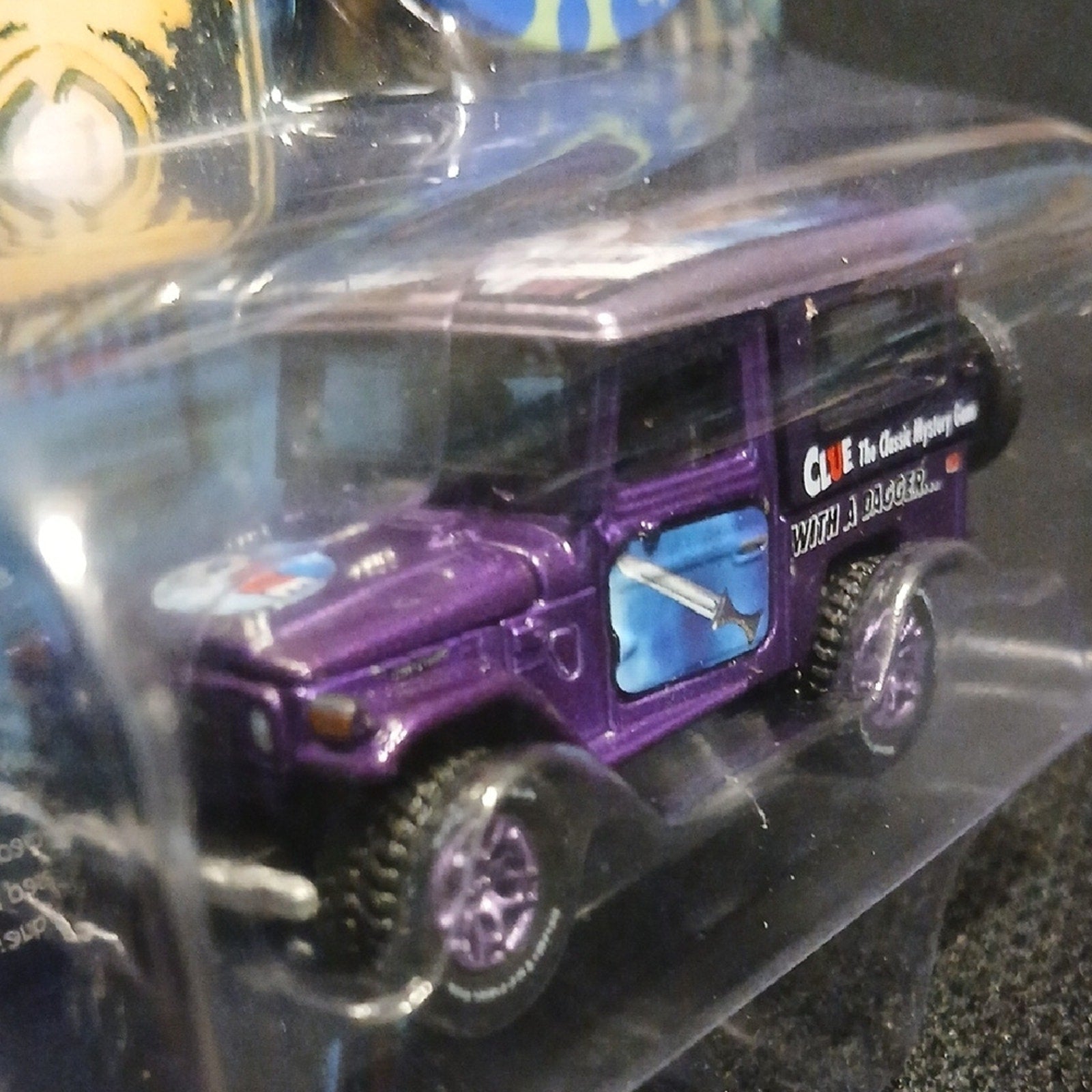 CLUE Classic Mystery Game Professsor Plum 1980 Toyota Landcruiser  - Purple