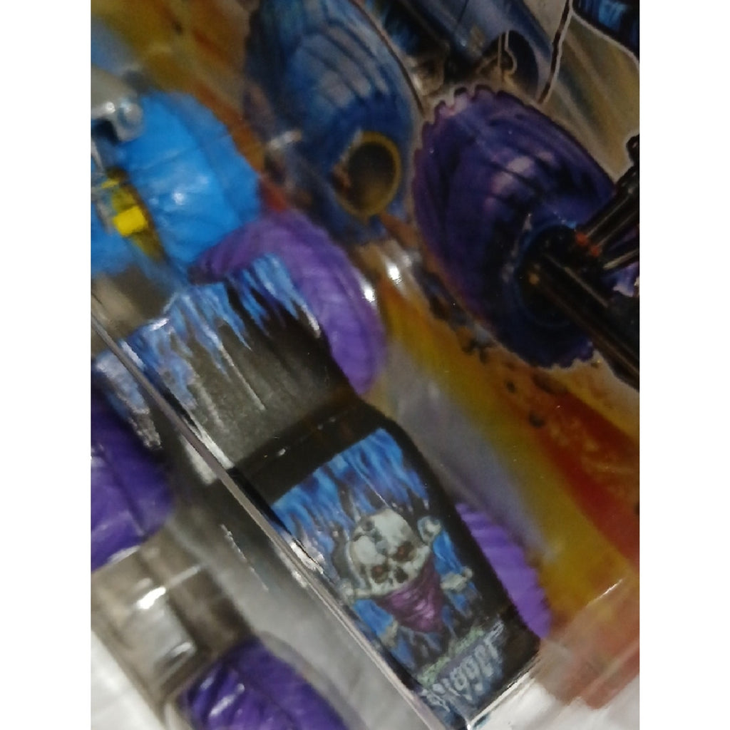 Grave Digger vs Son-Uva Digger 2-Pack Monster Jam Toy Trucks - Blue & Purple