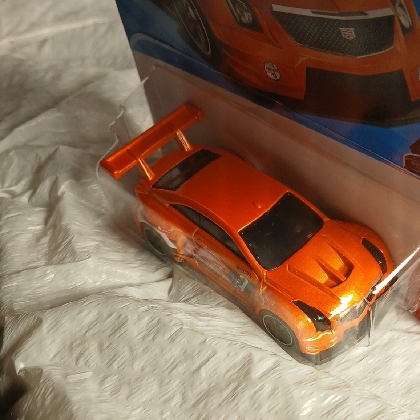 Hot Wheels '16 Cadillac ATS-V R Orange Toy Car