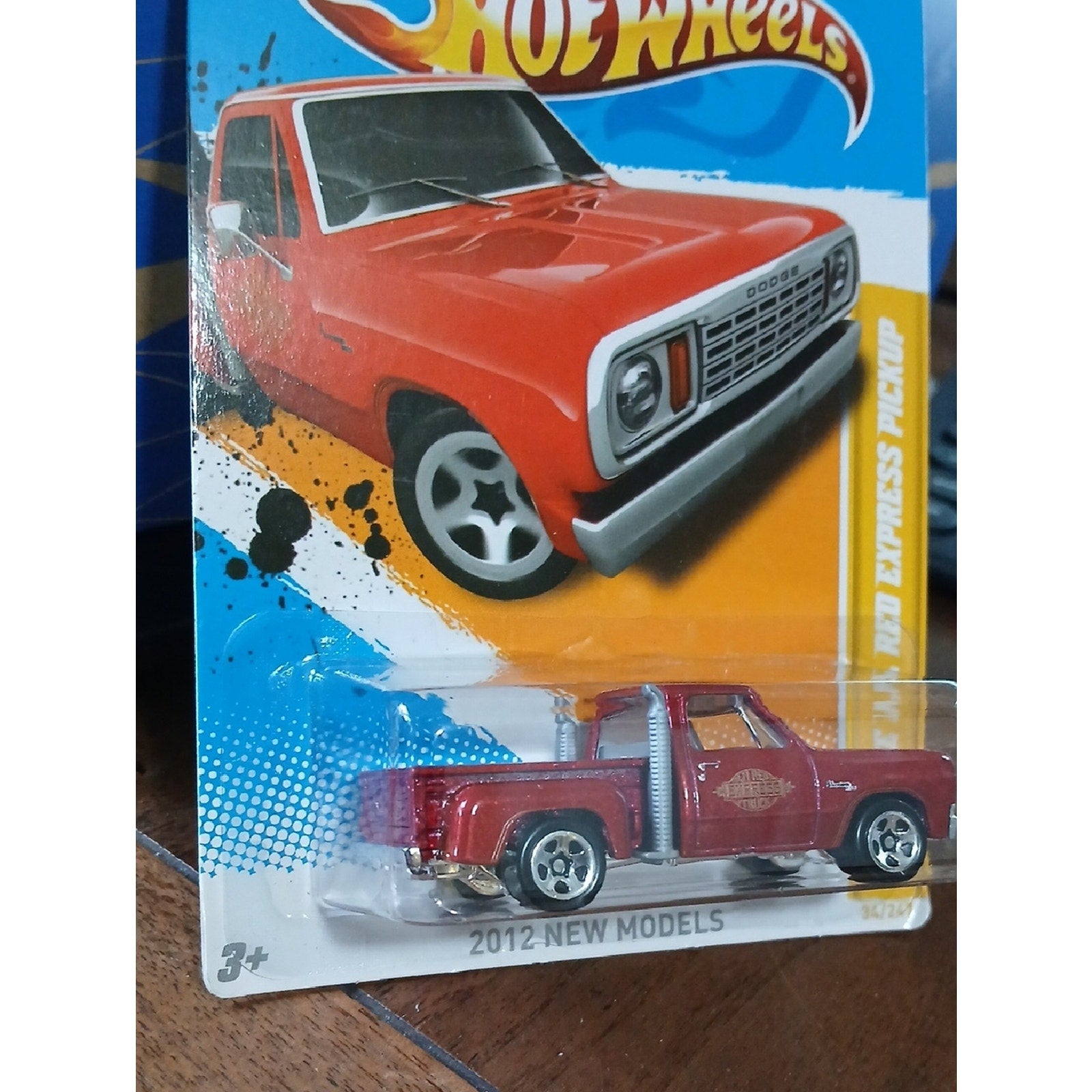78 DODGE Lil Red Express Pickup Toy Truck - Red HOT WHEELS
