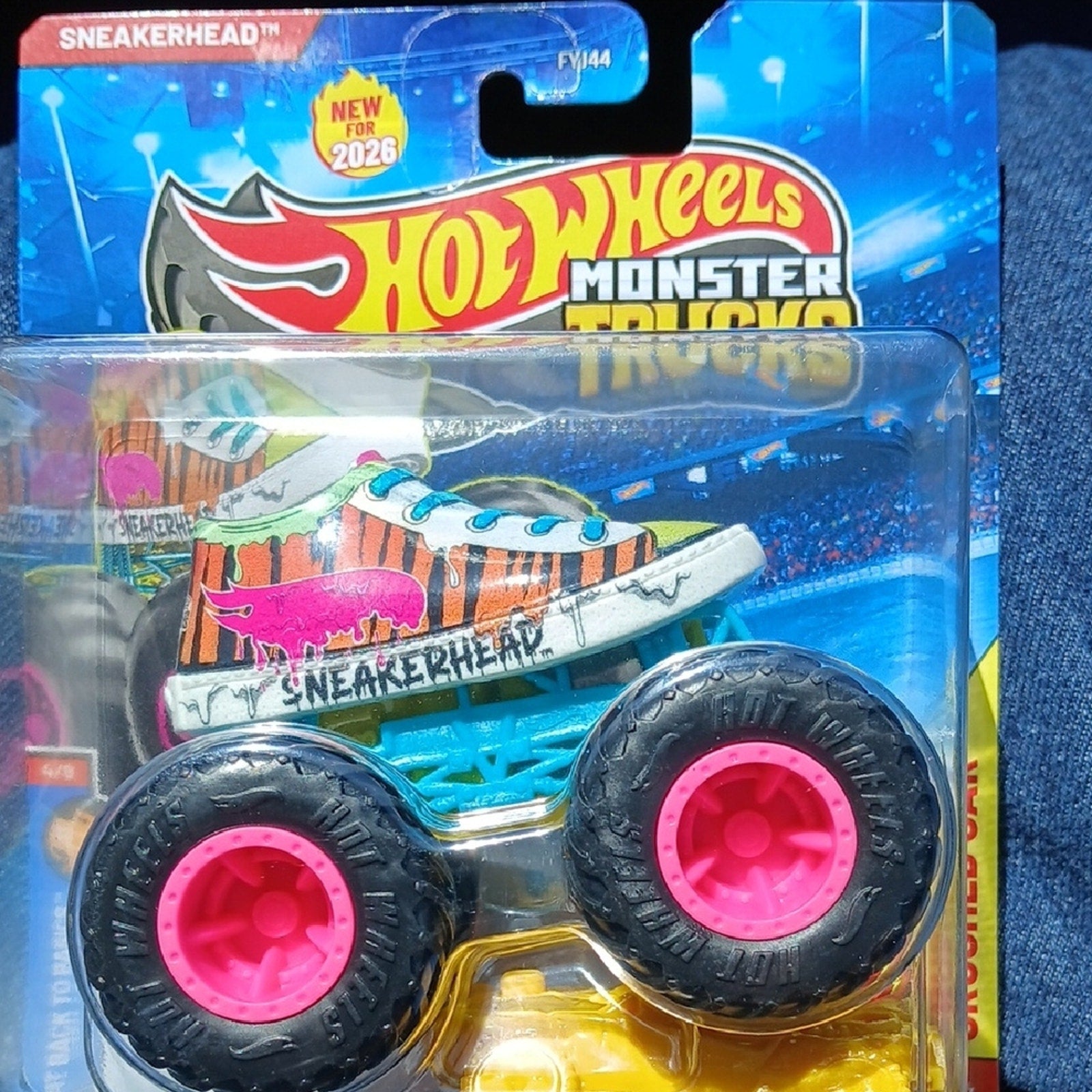 Hot Wheels Monster Trucks Sneakerhead Toy Truck - Pink & Teal