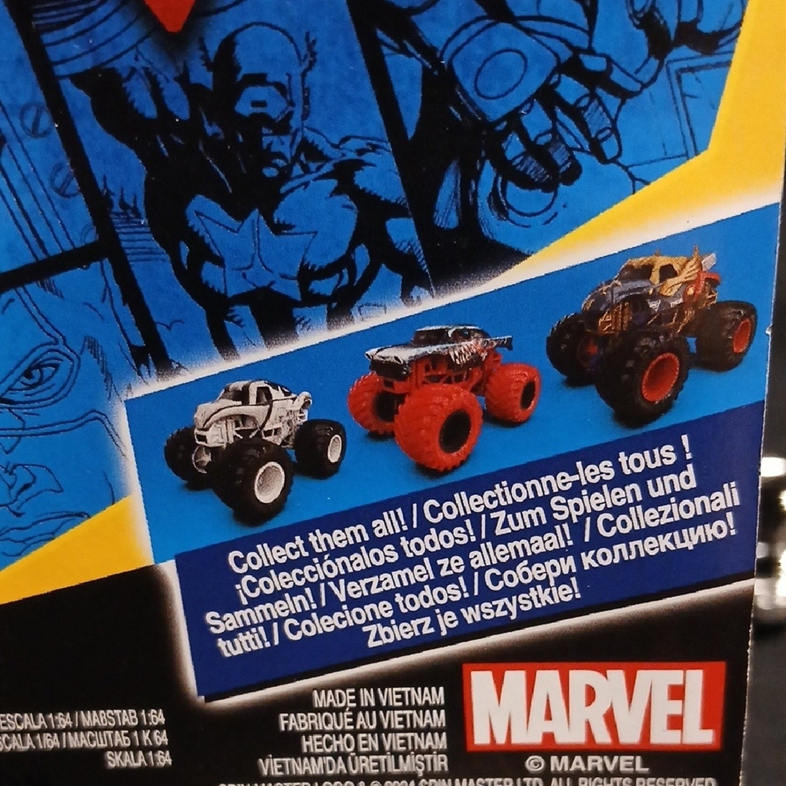 Marvel Blue Monster Jam  Truck Series 3