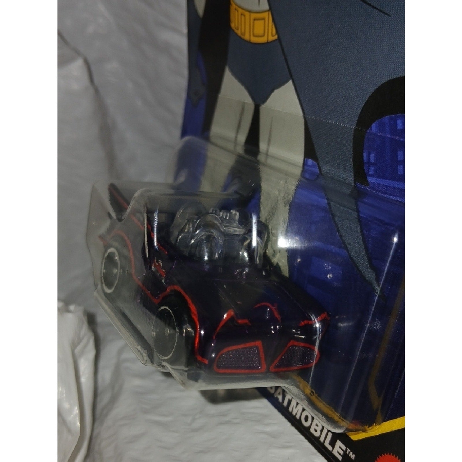 Hot Wheels Batman Classic TV Series Black & Red Batmobile Toy Car