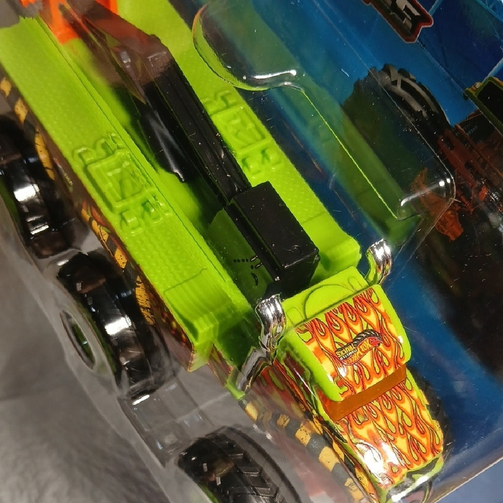 Hot Wheels Monster Truck - Vibrant Green and Orange