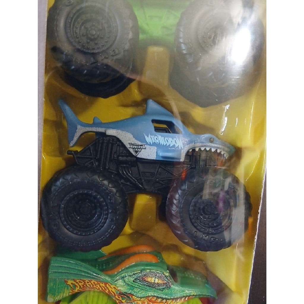 Monster Jam 4-Pack Monster Truck 1/72 Scale Set As Pictured